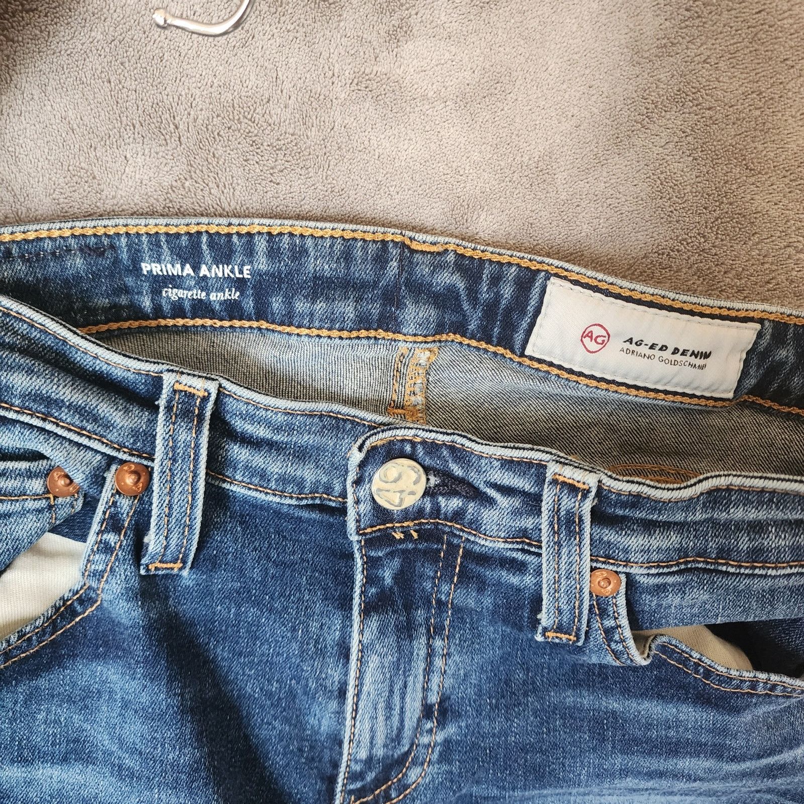 AG Adriano Goldschmied AG-ed Adriano Goldschmied Prima Ankle Cigarette Jeans 26R Size 26" / US 2 / IT 38 - 6 Thumbnail