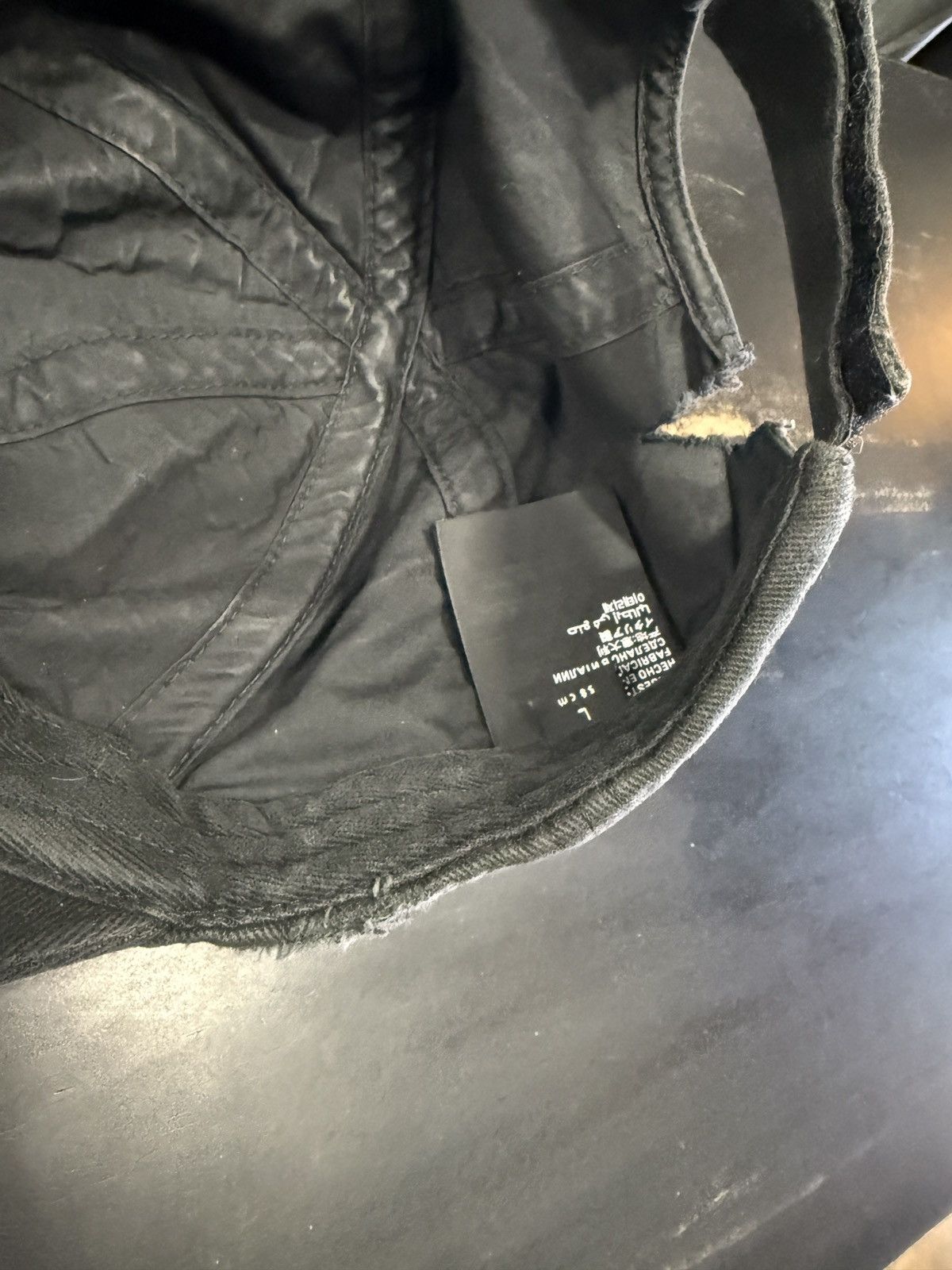Balenciaga Black Balenciaga 2030 BB Destroyed Cap Size L Size ONE SIZE - 2 Thumbnail