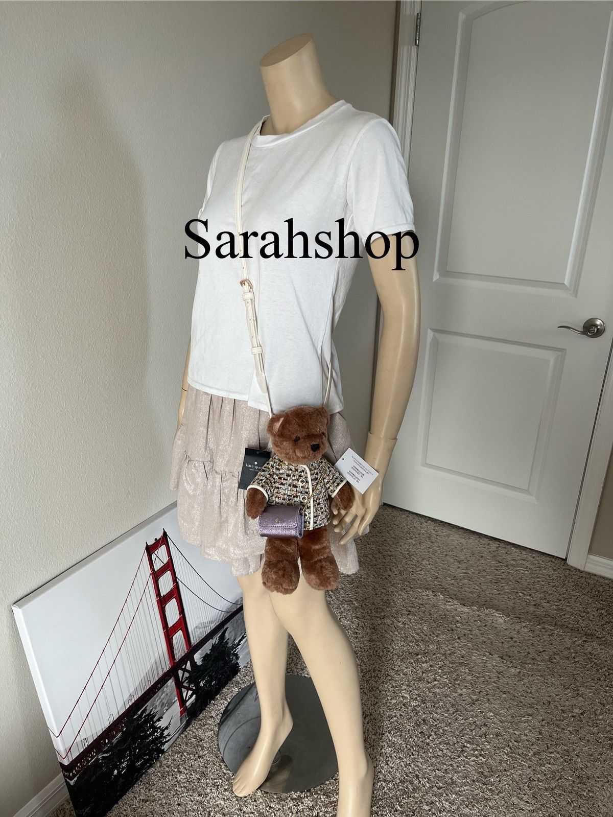 Kate Spade Kate Spade Oh What Fun 3D Teddy Bear Crossbody Size ONE SIZE - 8 Thumbnail