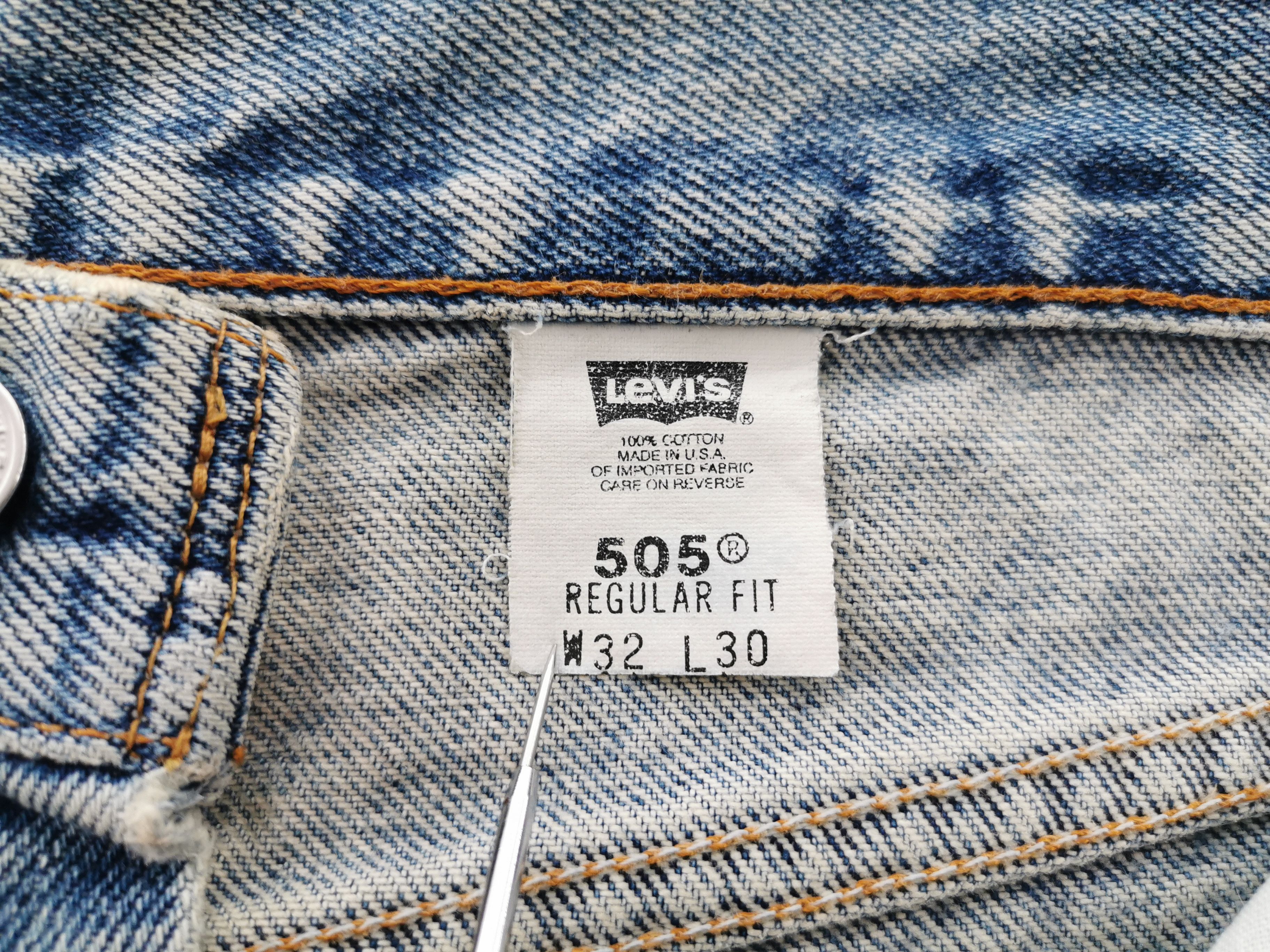 Levi's Vintage Levis Lot 505 Denim Made In USA Size 32/32x30 Size US 32 / EU 48 - 9 Thumbnail