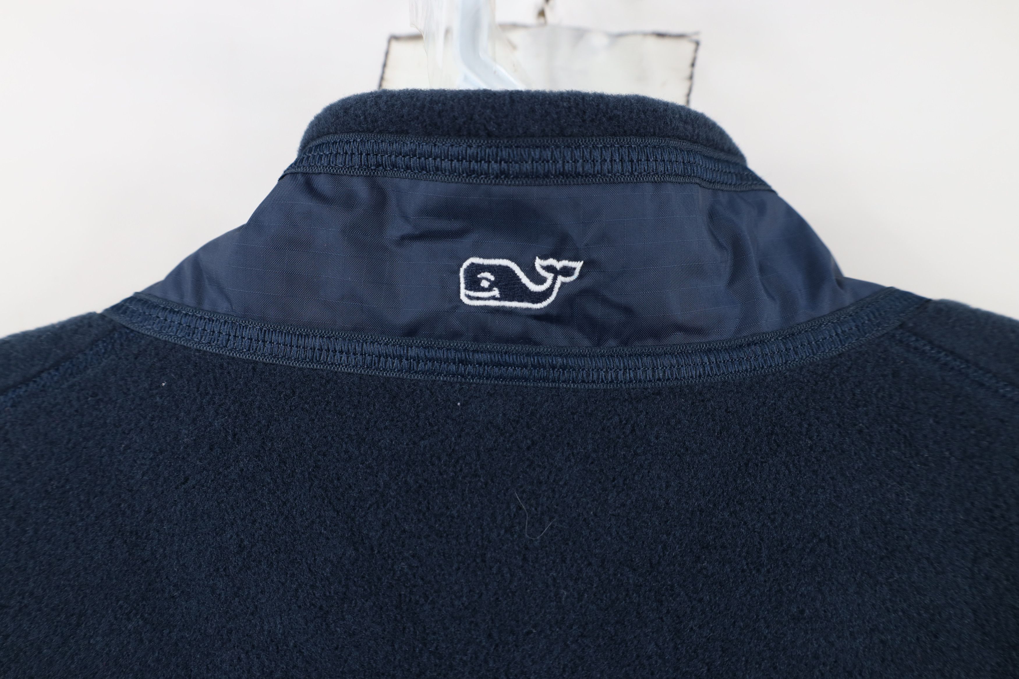 Vineyard Vines × Vintage Vineyard Vines Whale Logo Harbor Fleece Full Zip Vest Jacket Size US XXL / EU 58 / 5 - 9 Thumbnail