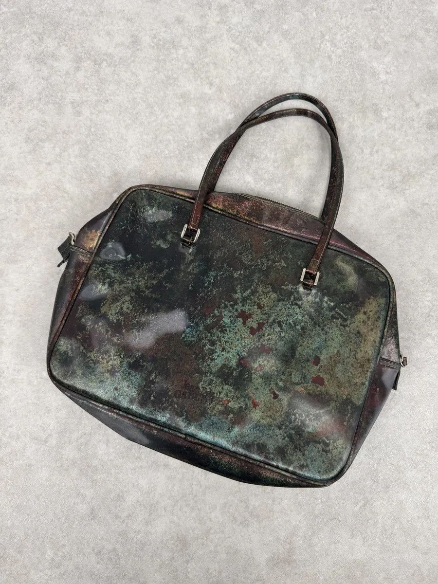 Jean Paul Gaultier 1995 Jean Paul Gaultier Cyber Earth Evolution Handle Bag Size ONE SIZE - 5 Thumbnail