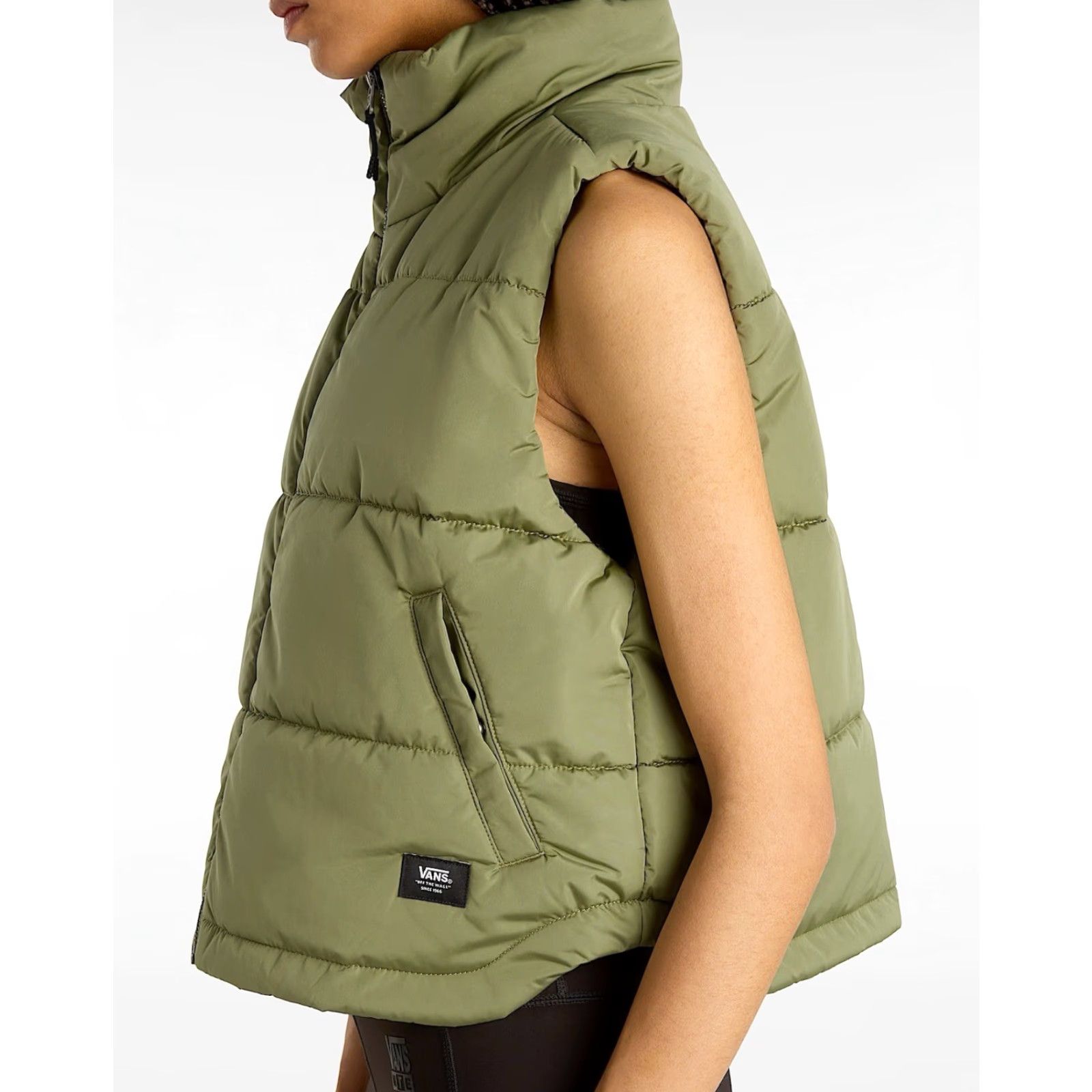 Vans VANS MTE Foundry Vest Womens XL Olive Green Jacket Quilted Dupont Sorona Fill Size XL / US 12-14 / IT 48-50 - 7 Thumbnail