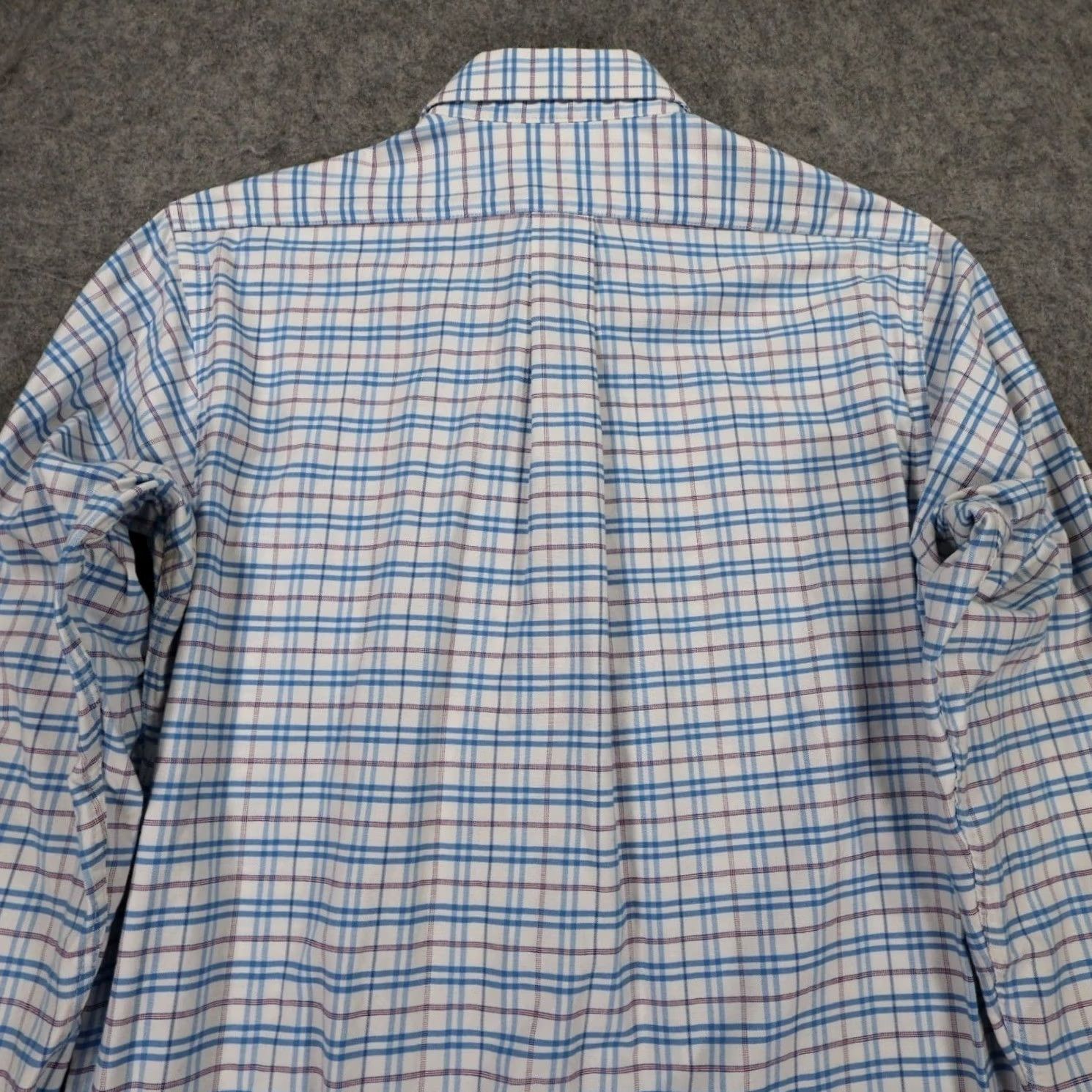 Chaps Chaps Button Down Shirt Mens M Blue Plaid Long Sleeve Classic Fit Size US M / EU 48-50 / 2 - 6 Thumbnail