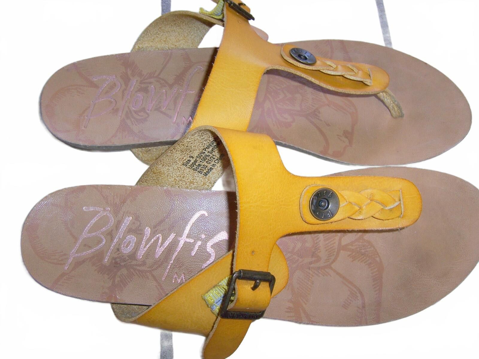 Other Women's Blowfish Malibu Barro Mustard Yellow Sandals - US 9 Size US 9 / IT 39 - 5 Thumbnail