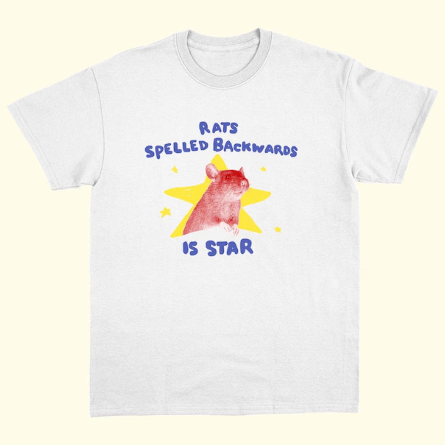 Japanese Brand Rats spelled backwards is star - unisex rat t shirt Size US L / EU 52-54 / 3 - 1 Thumbnail
