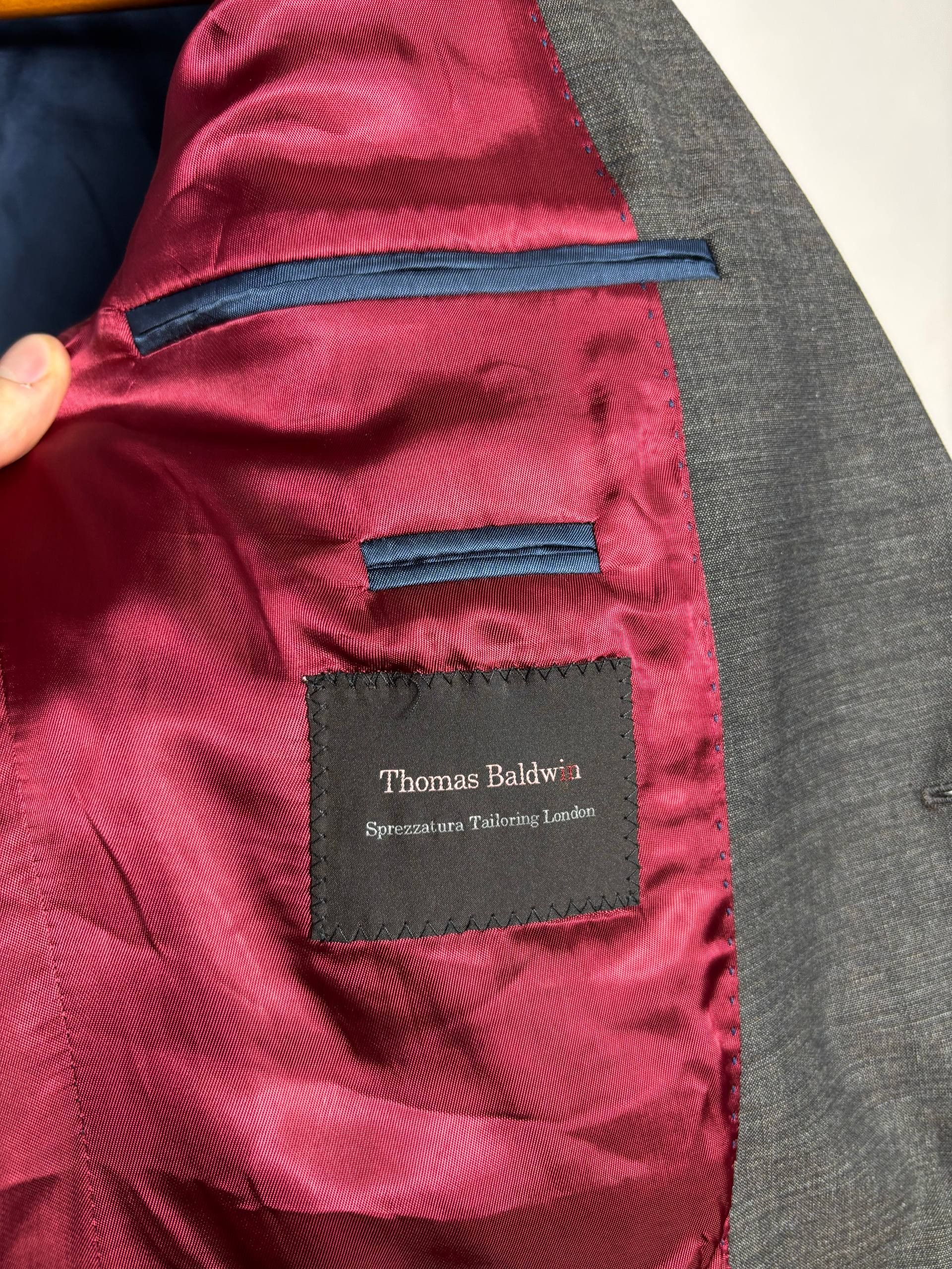 Other Thomas Baldwin London Wool Half Lined Mens Blazer 42 EU 52 Size 42R - 10 Thumbnail