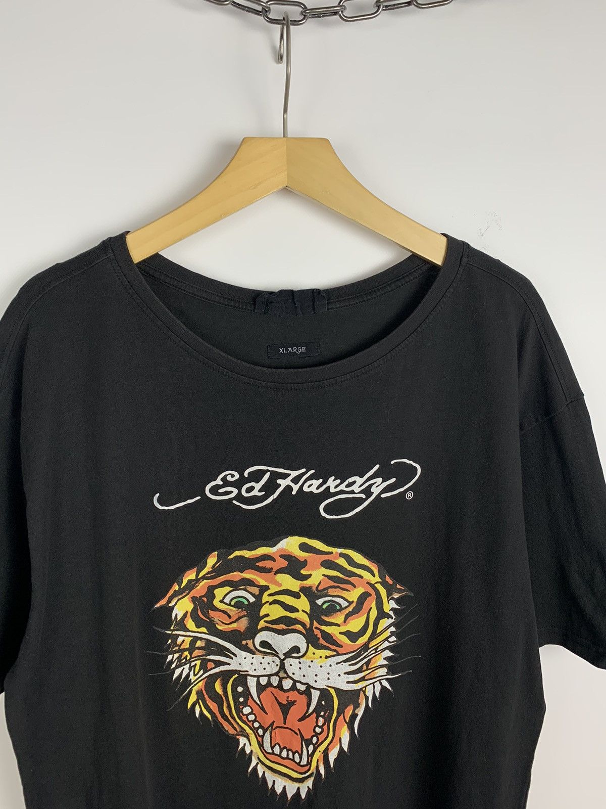 Christian Audigier × Ed Hardy Ed Hardy Tiger Print Graphic Y2K T-Shirt Los Angeles Tattoo Size US XL / EU 56 / 4 - 2 Thumbnail