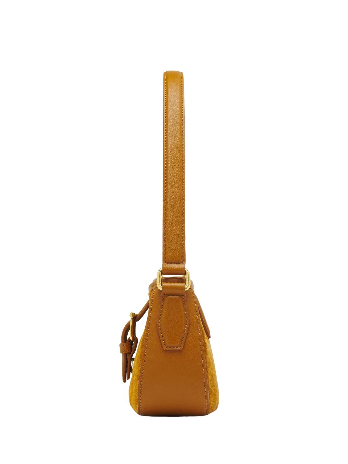 Alexander McQueen McQueen T-Bar Mini Brown Suede Shoulder Bag New Size ONE SIZE - 2 Thumbnail