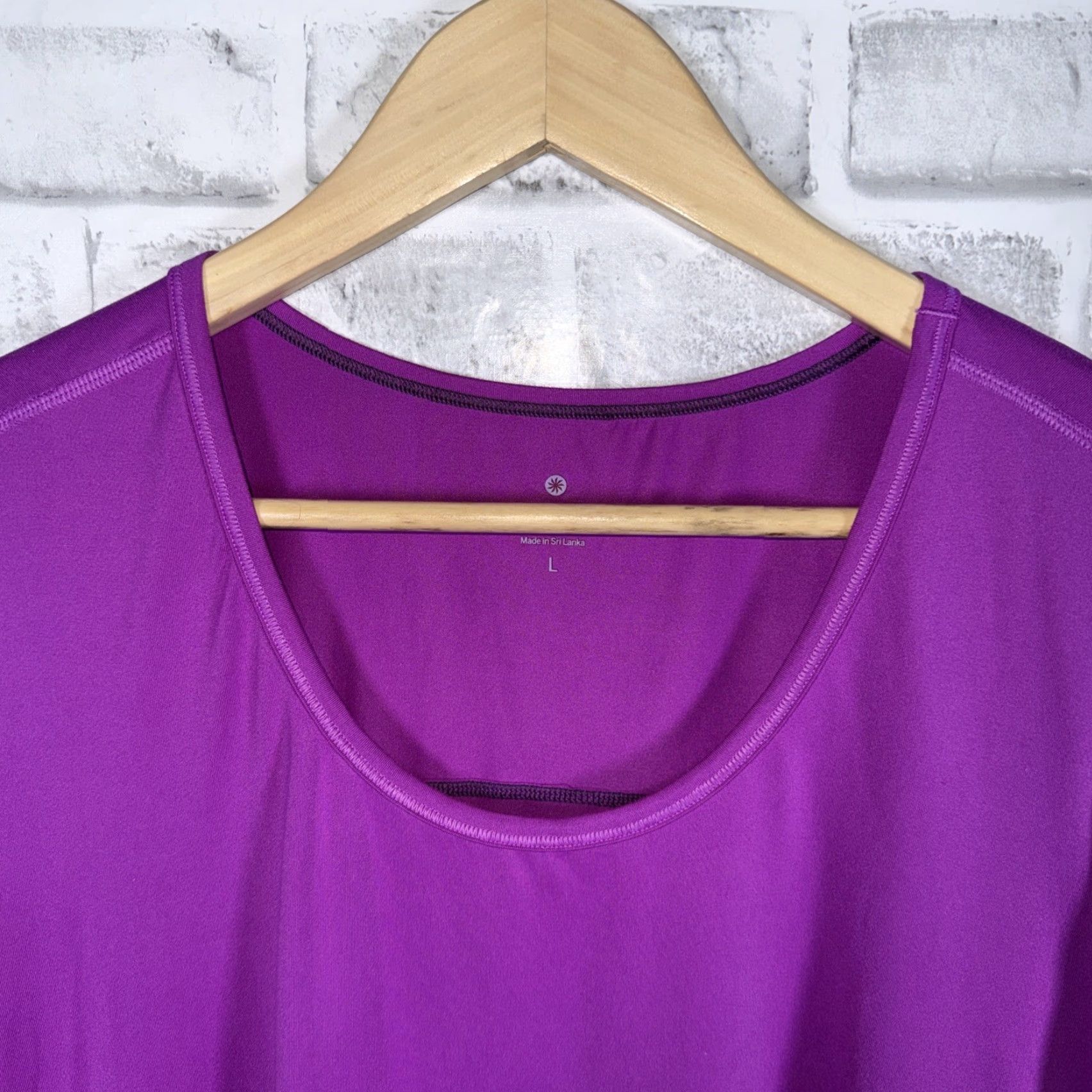 Athleta Athleta Purple Longsleeve Shirt Womens Size L Size L / US 10 / IT 46 - 2 Thumbnail