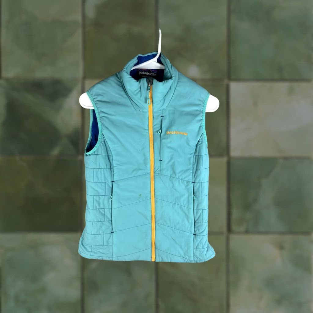 Patagonia Patagonia Vest Womens XS Teal Blue Insulated Quilted Full Zip Puffer Hiking Size XS / US 0-2 / IT 36-38 - 1 Thumbnail