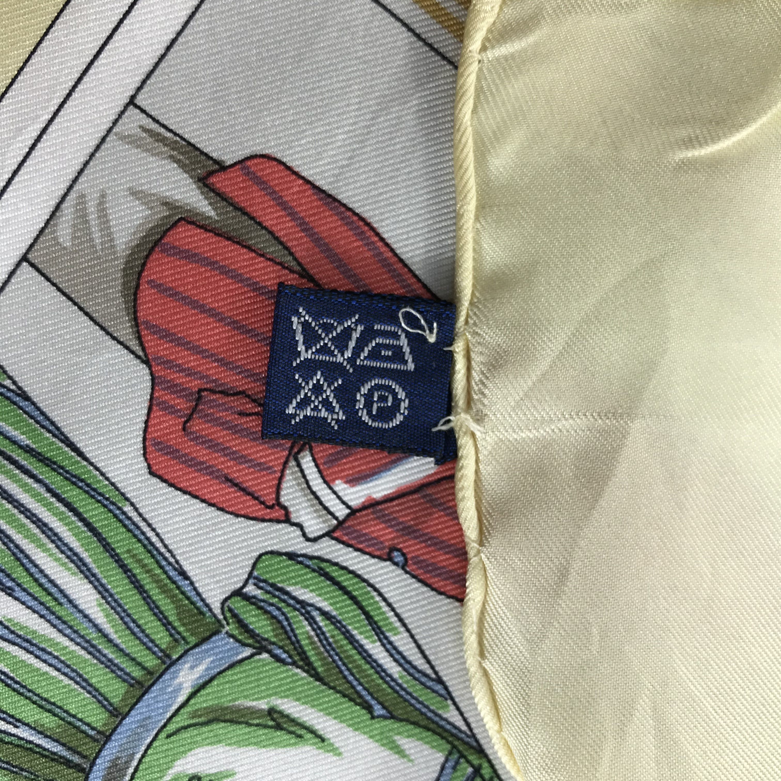 Burberry Vintage Burberry Silk Scarf Size ONE SIZE - 6 Thumbnail