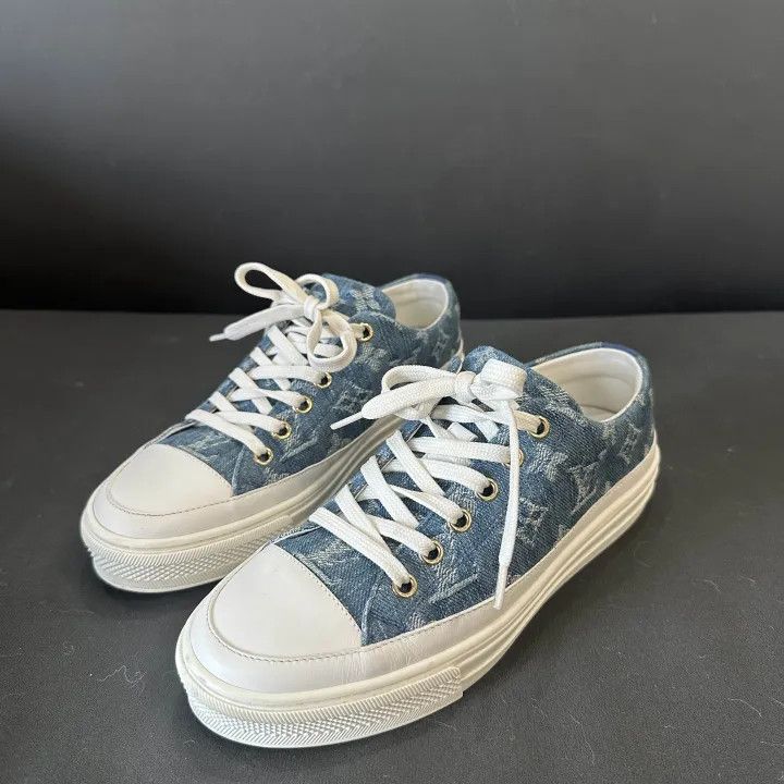 Louis Vuitton Louis Vuitton Stellar Casual Denim Sneakers for Women 0079 Size US 6 / IT 36 - 1 Thumbnail