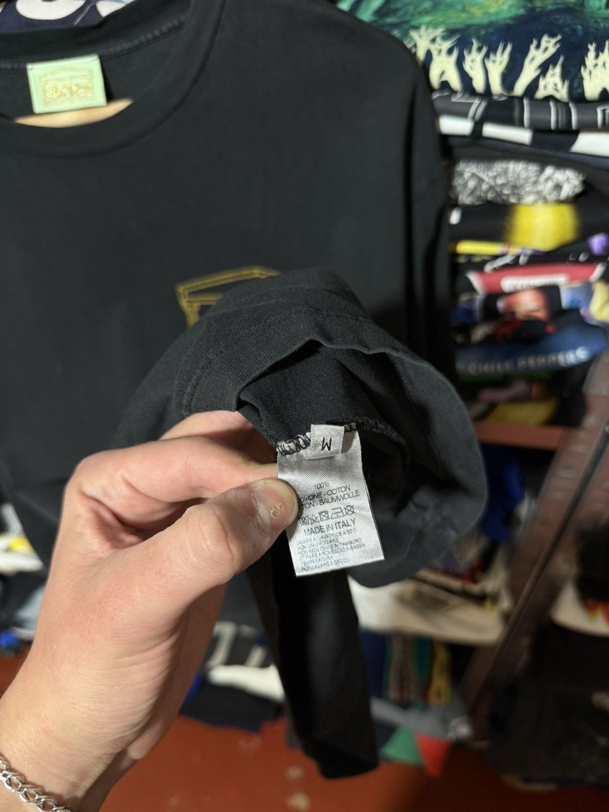 Aries Aries Heavy Cotton Black T-shirt Luxury Streetwear Designer Size US L / EU 52-54 / 3 - 4 Thumbnail