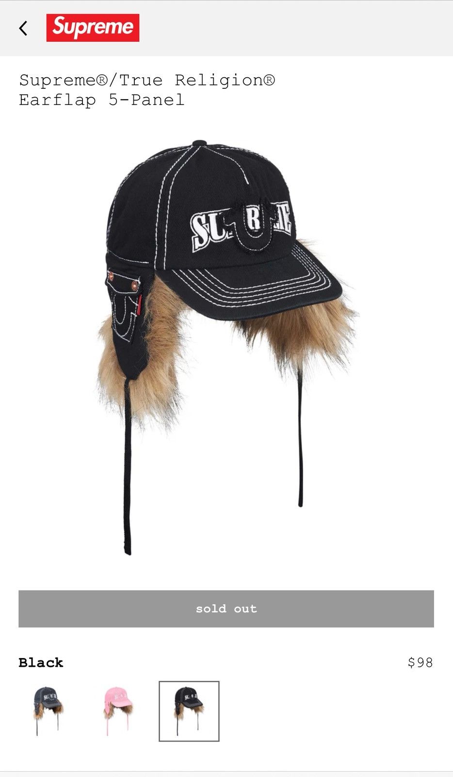 Supreme True Religion Hat | Grailed