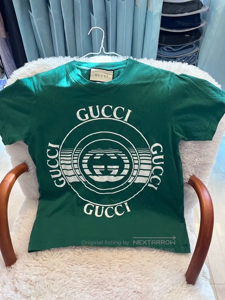 Gucci Gucci Green short sleeves Size S / US 4 / IT 40 - 1 Thumbnail