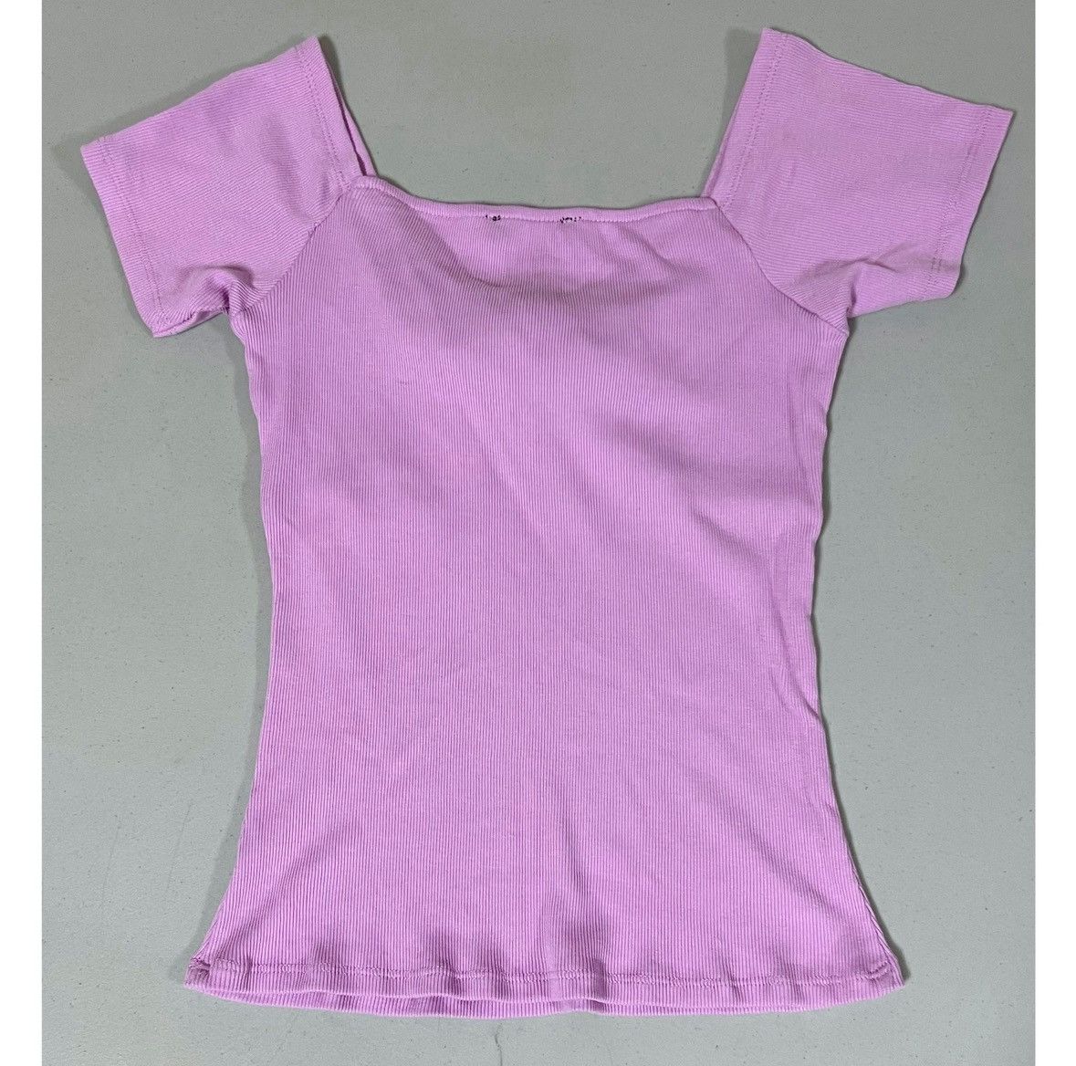 Vintage 1.State Purple Bow Knot-Front T-Shirt Top Blouse Size XS 💜 Size XS / US 0-2 / IT 36-38 - 4 Thumbnail
