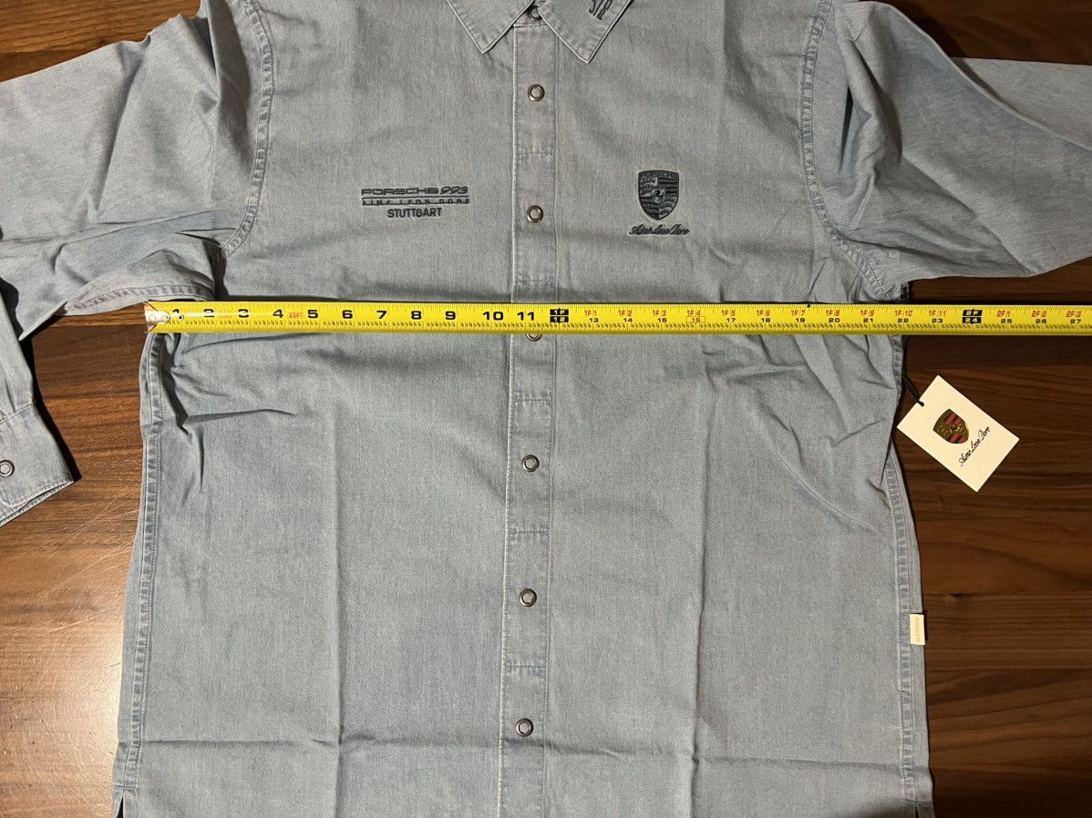 Aime Leon Dore × Porsche Design Aime Leon Dore x Porsche 993 Turbo Mechanic Shirt Chambray Size US L / EU 52-54 / 3 - 6 Thumbnail