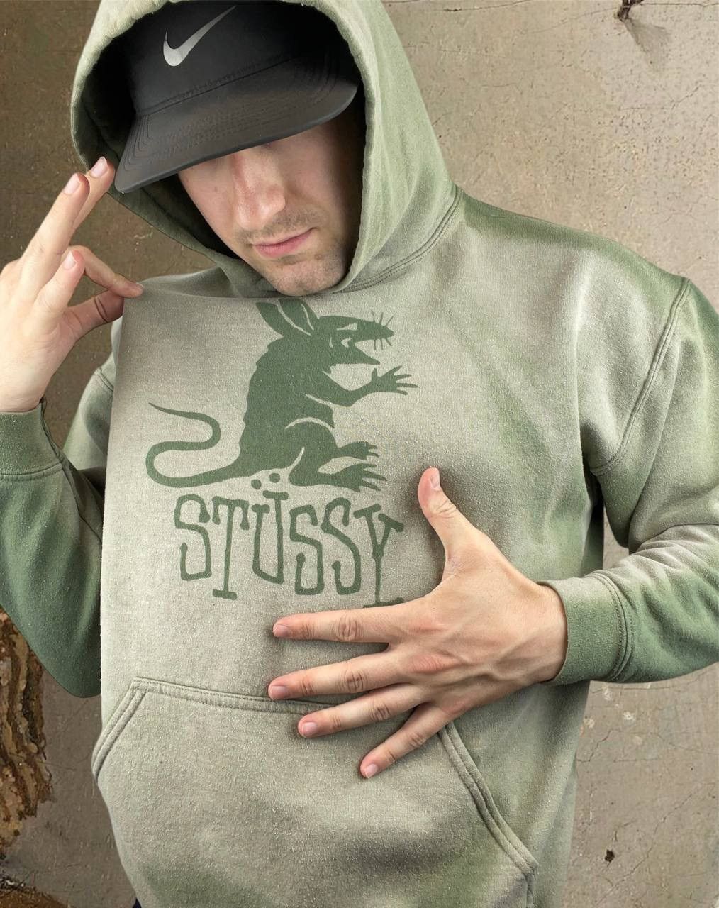 Stussy Rat Hoodie | Grailed
