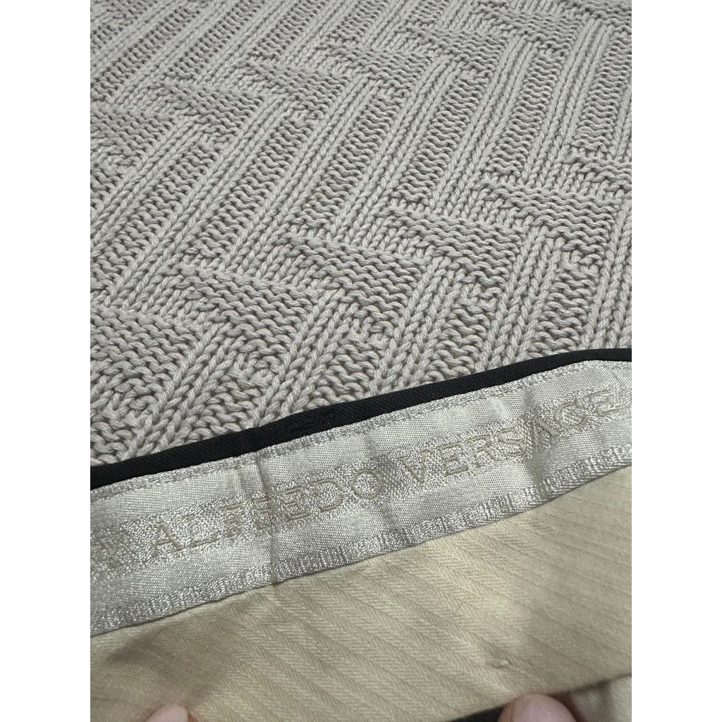 Versace Vintage Alfredo Versace brown gray wool dress pants size 40 Size US 40 / EU 56 - 5 Thumbnail