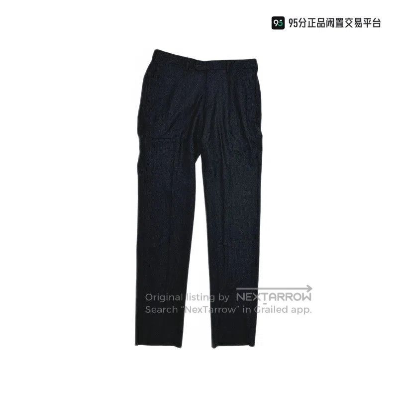 Ermenegildo Zegna Zegna Men's Solid Wool Thick Casual Trousers. Size US 30 / EU 46 - 4 Thumbnail