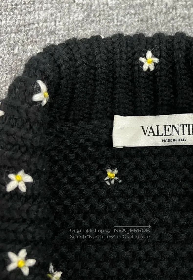 Valentino Valentino Embroidered cardigan knitted jacket Size L / US 10 / IT 46 - 2 Thumbnail