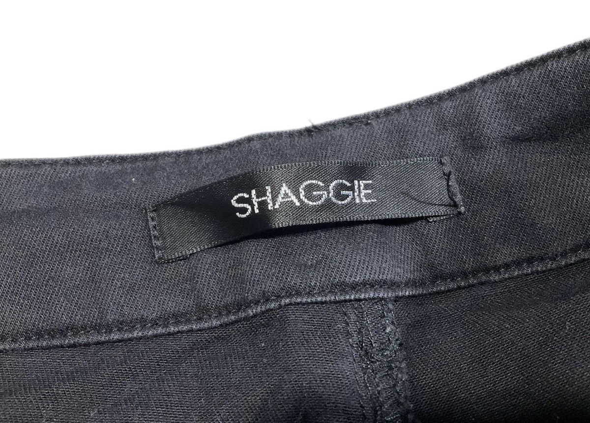 If Six Was Nine 🔥Sick Y2K Shaggie Super Flared Jeans Black Distressed Size US 26 / EU 42 - 8 Thumbnail