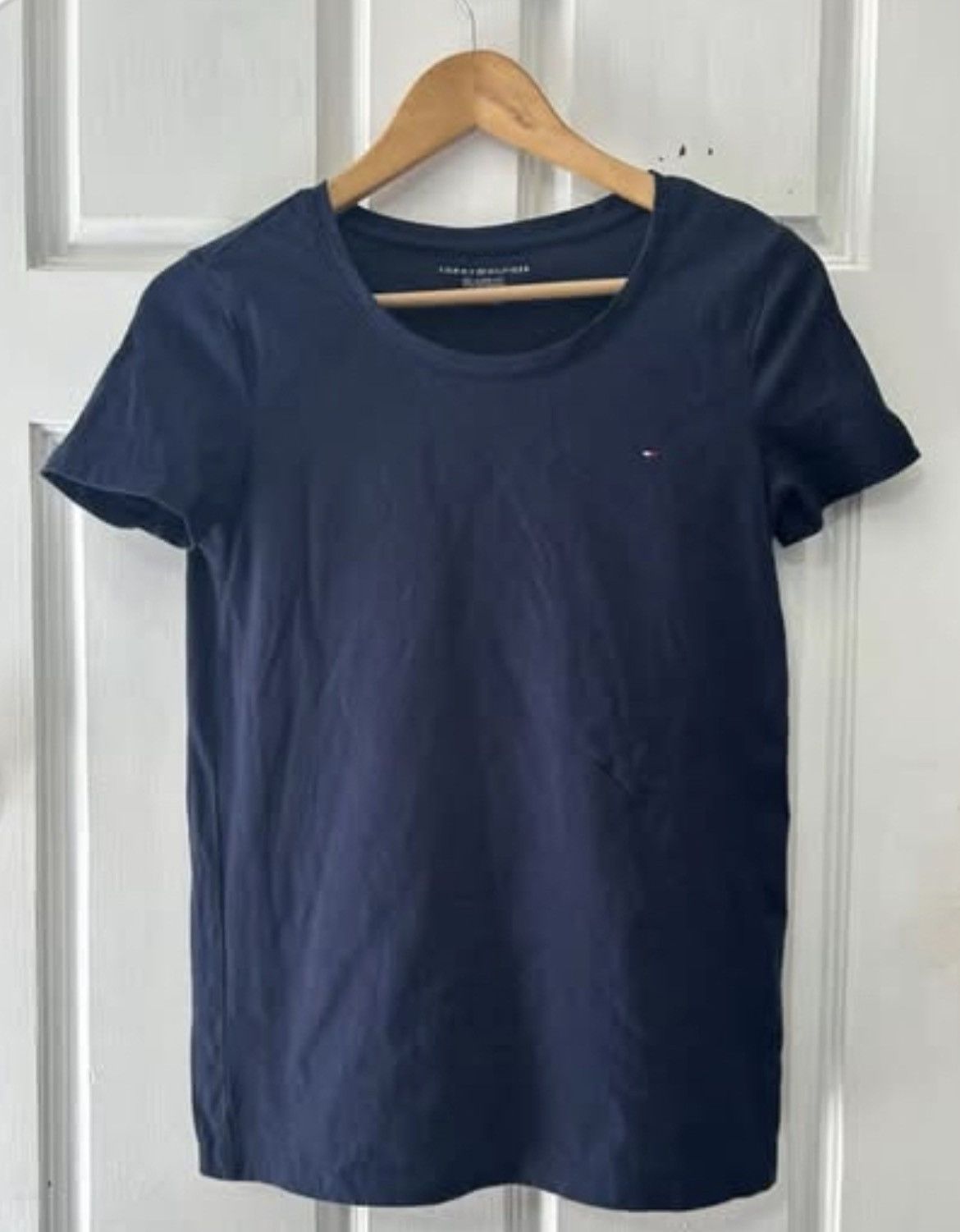 Tommy Hilfiger Tommy Hilfiger classic women's navy T-Shirt logo Size XS / US 0-2 / IT 36-38 - 1 Thumbnail