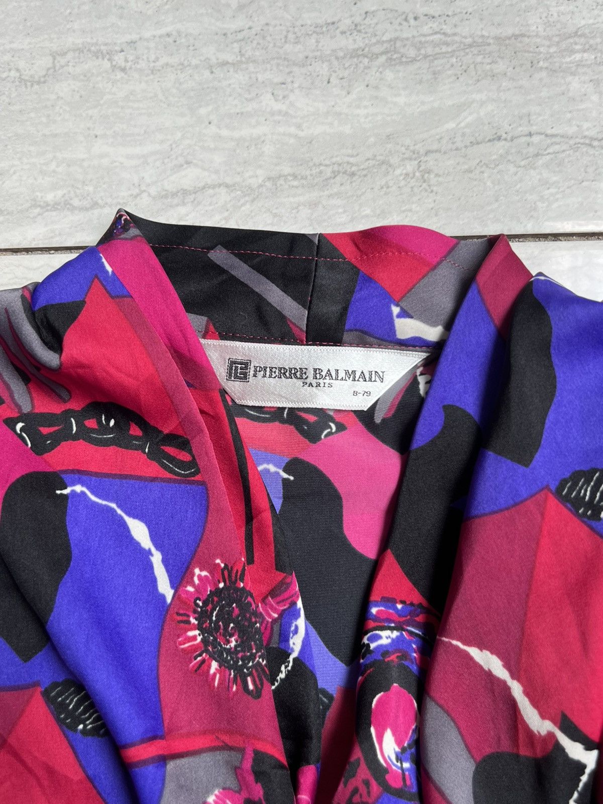 Pierre Balmain Pierre Balmain Paris Motive Blouse Size XS / US 0-2 / IT 36-38 - 5 Thumbnail
