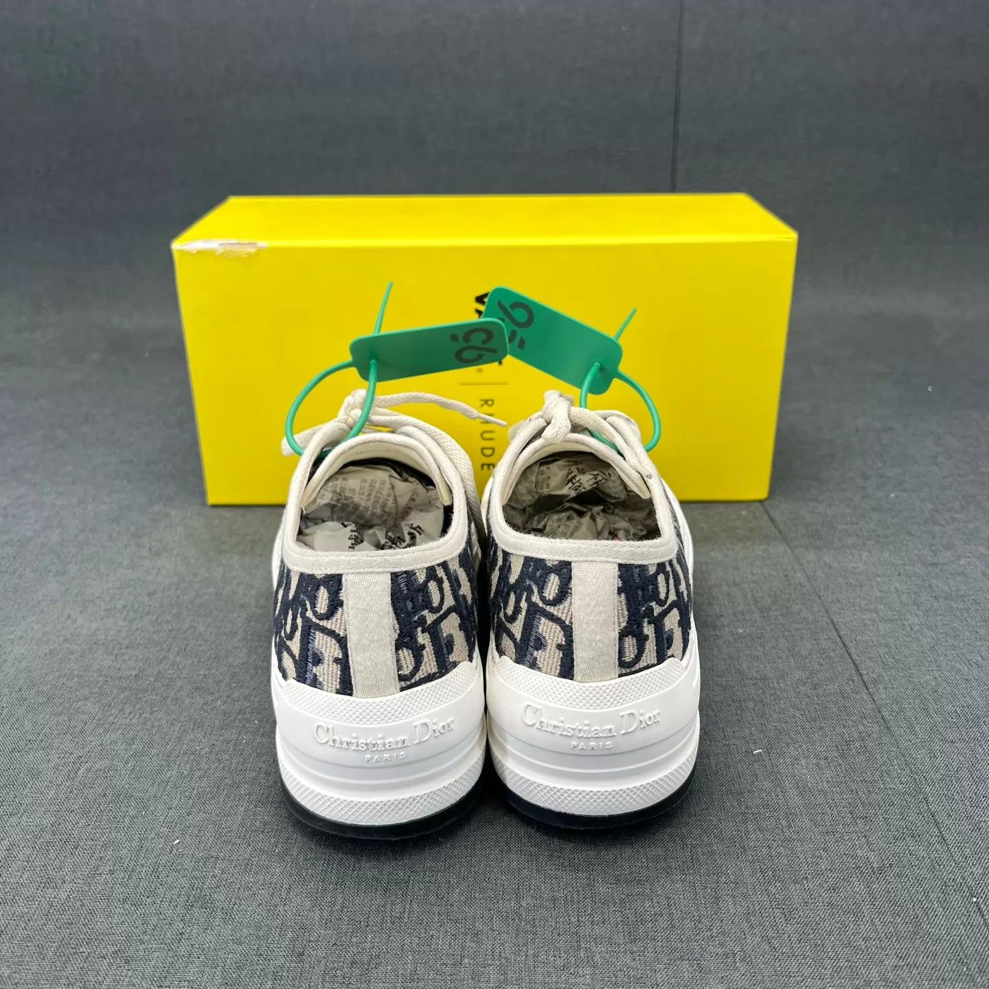 Dior Dior Walk Black & White Full Print 36 NIB Size US 5.5 / IT 35.5 - 5 Thumbnail