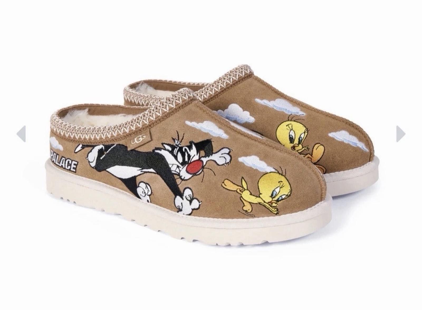 US 9 - Palace Ugg Looney Tunes Tasman Slipper Chestnut
