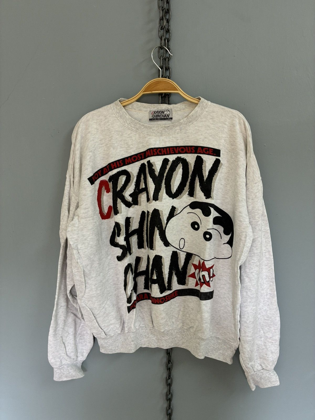 Vintage Vintage 90s Crayon Shin Chan Sweatshirt Size US L / EU 52-54 / 3 - 1 Thumbnail