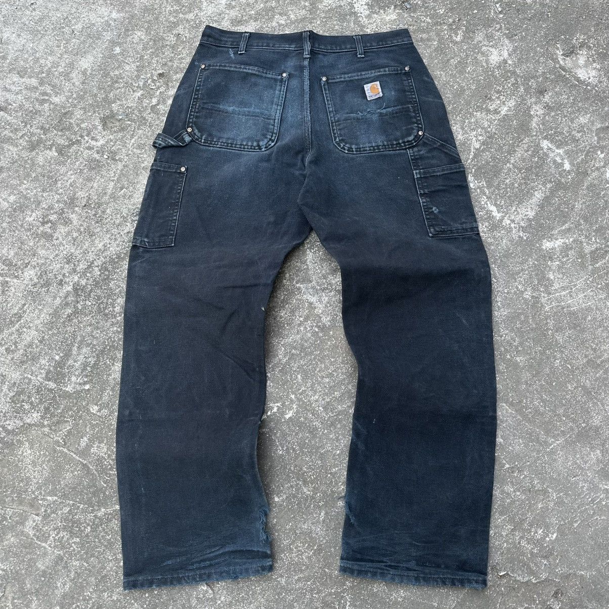 Carhartt (32x30) Grail Crazy Vintage Distressed Carhartt Double Knee Size US 32 / EU 48 - 9 Thumbnail