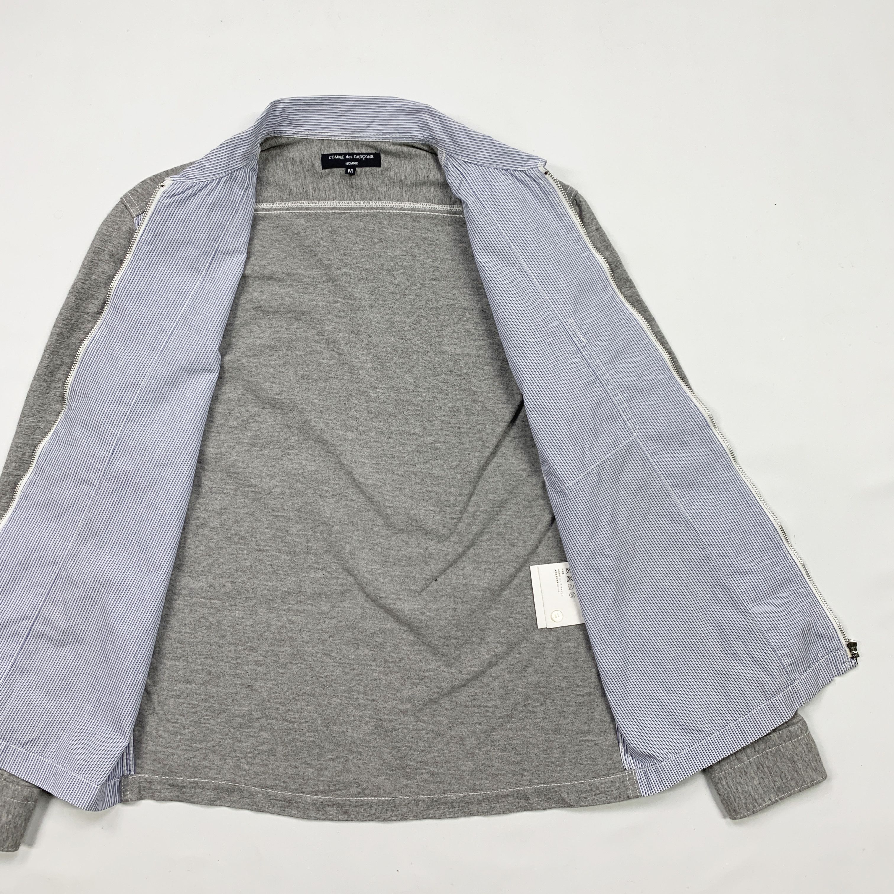 Comme des Garcons Homme Plus 2005 Hybrid LS Zip-Up Shirt Size US M / EU 48-50 / 2 - 5 Thumbnail