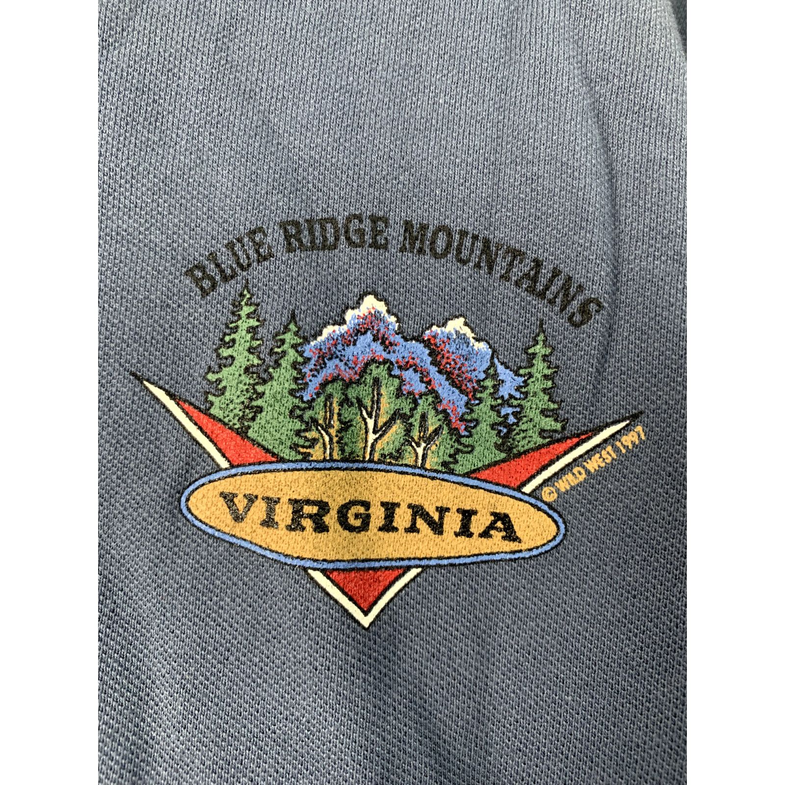 Vintage Vintage Blue Ridge Mountains Polo Shirt Virginia VTG 90s L Size US L / EU 52-54 / 3 - 3 Thumbnail