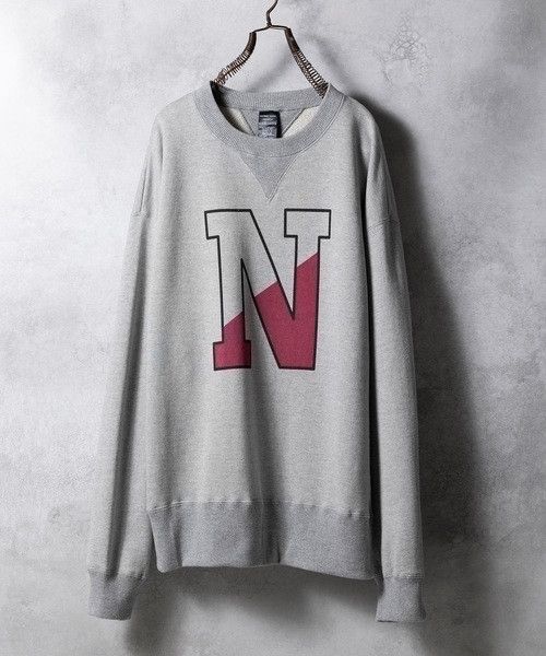 Number (N)ine number nine VINTAGE GAZETTE N-LOGO CREWNECK SWEATSHIRT Size US M / EU 48-50 / 2 - 1 Thumbnail
