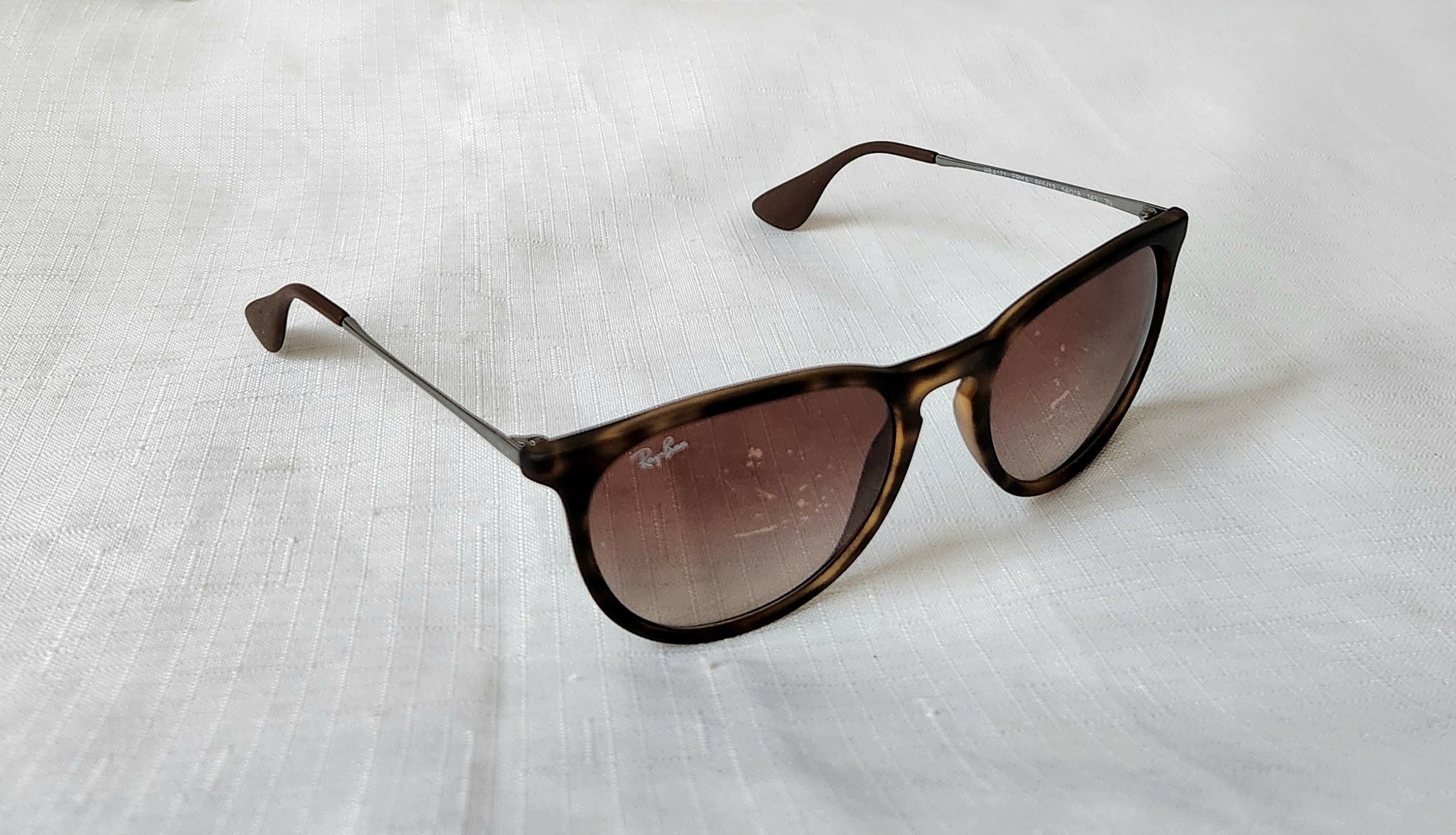 RayBan Ray Ban RB 4171 ERIKA 865/13 Round Brown Sunglasses No Lens Size ONE SIZE - 1 Thumbnail