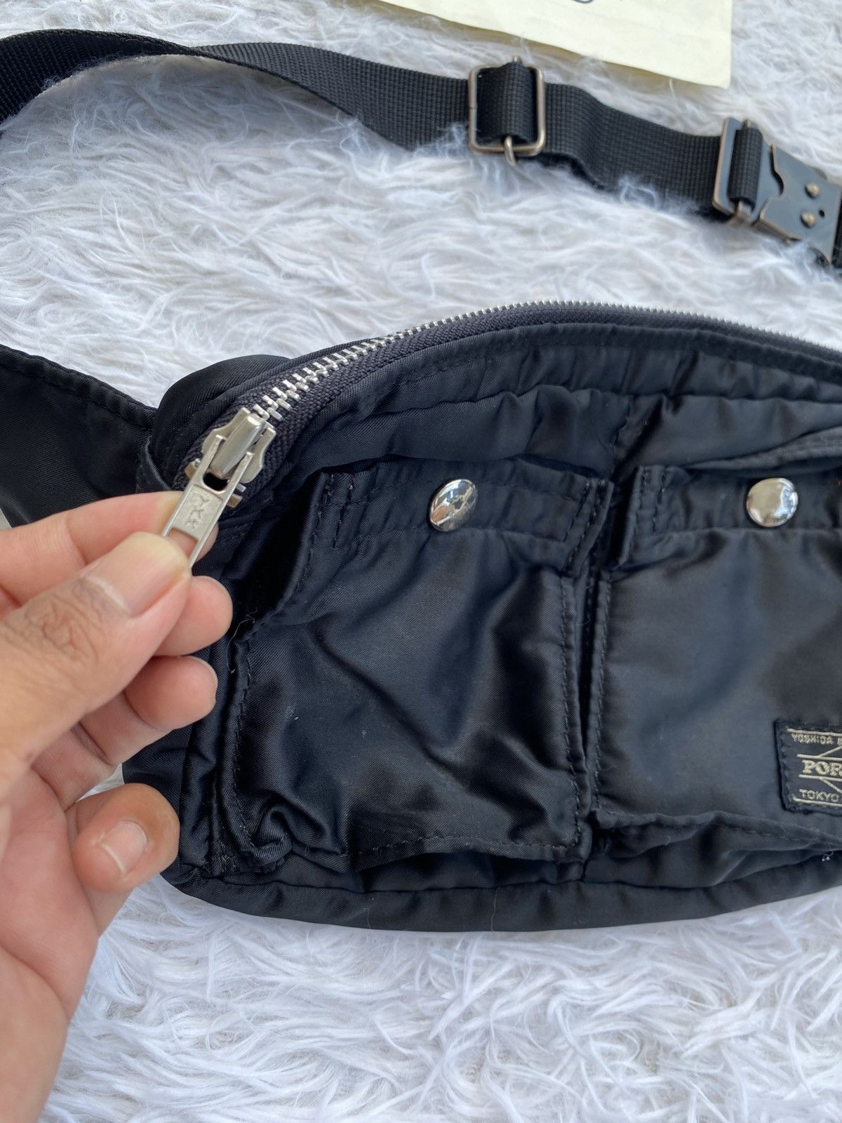 Porter Yoshida Porter 622-08723 Tanker Body Bag Waist Pouch used Size ONE SIZE - 8 Thumbnail