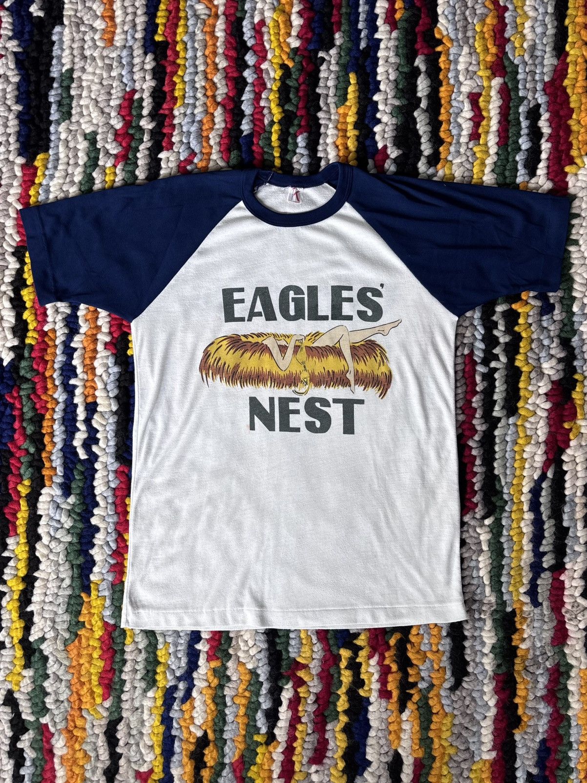 Japanese Brand 1960s Eagles Nest Bar Tee Shirt Size US M / EU 48-50 / 2 - 1 Thumbnail