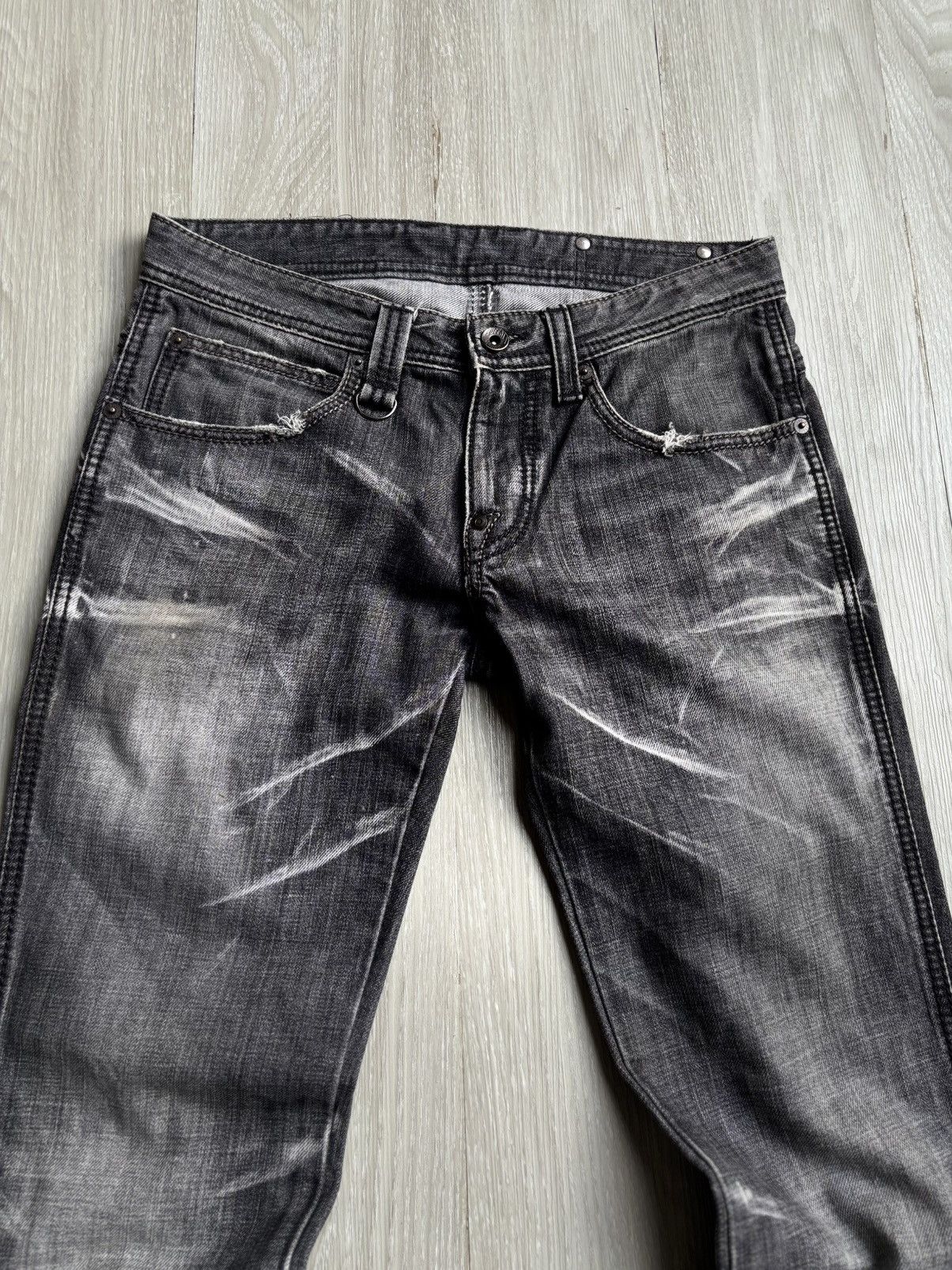 BUFFALO BOBS BUFFALO lace-up flare jeans Size US 27 - 2 Thumbnail