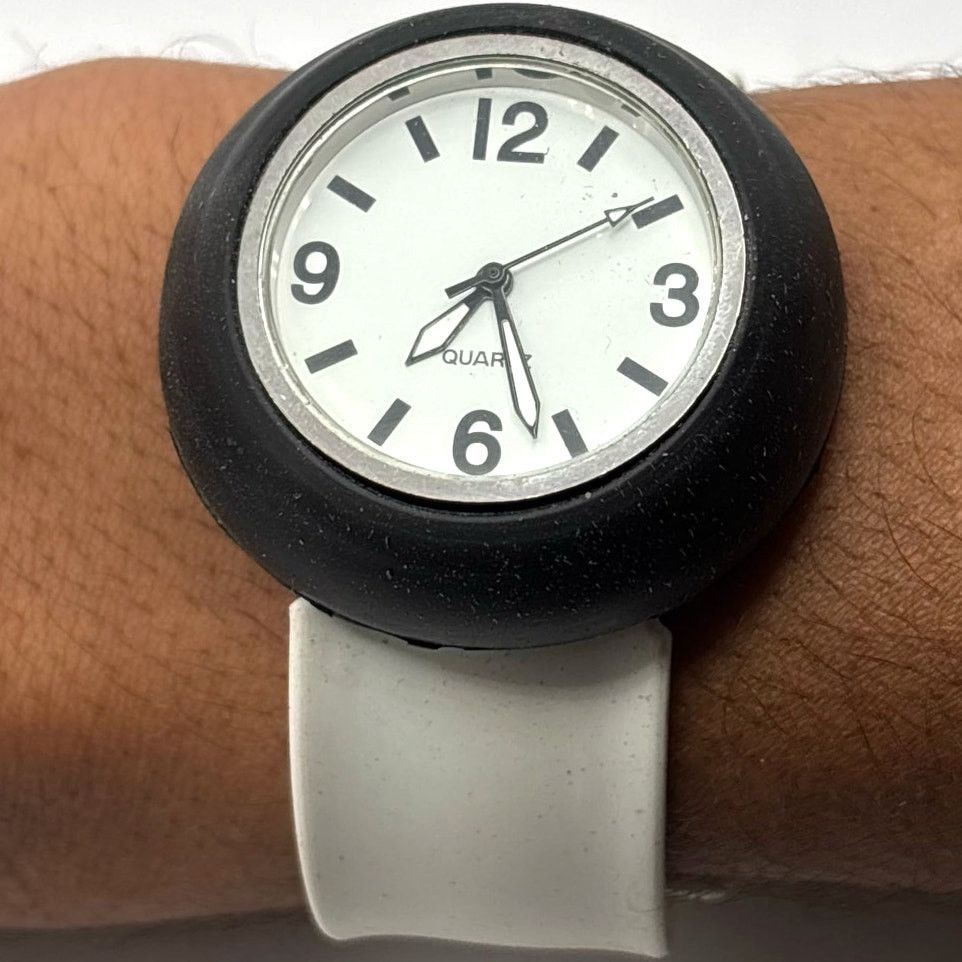 Other Black & White Snap Watch Size ONE SIZE - 2 Thumbnail