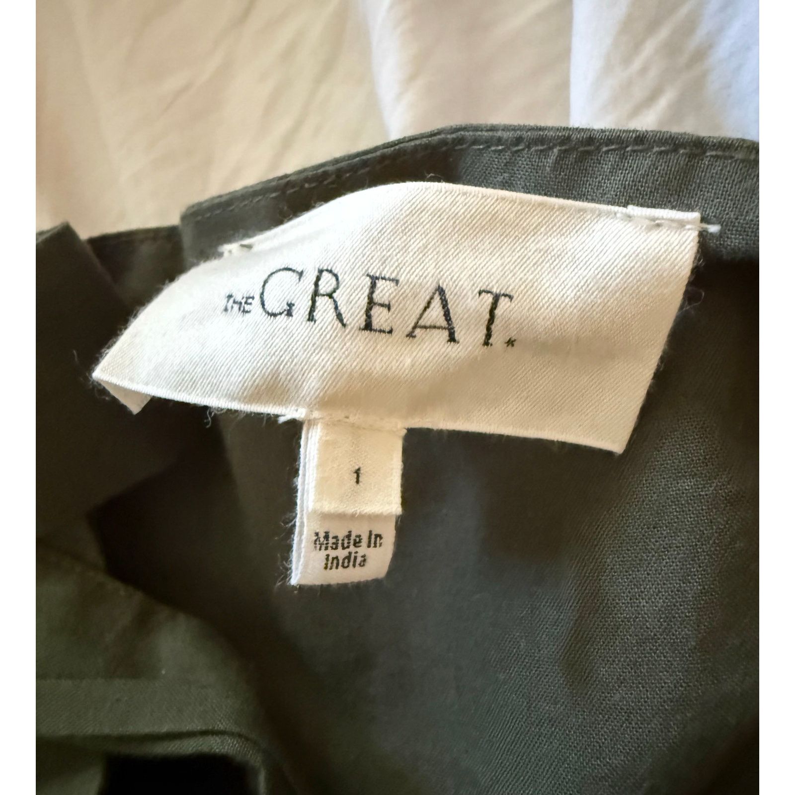 THE GREAT The Great. Horizon Dress in Army size M $295 Size M / US 6-8 / IT 42-44 - 10 Thumbnail
