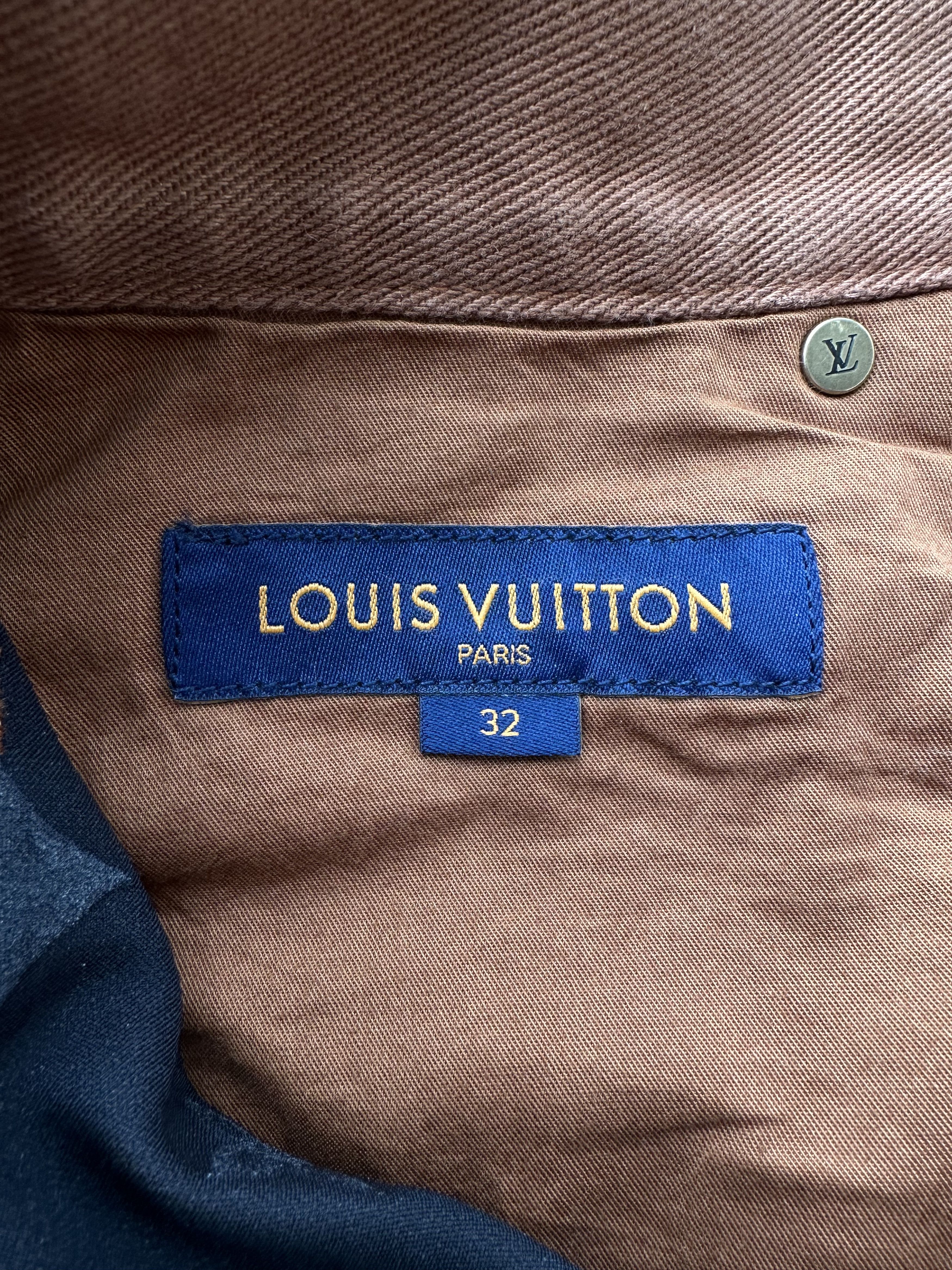 Louis Vuitton Louis Vuitton Brown Embossed Monogram Carpenter Pants Size US 32 / EU 48 - 3 Thumbnail