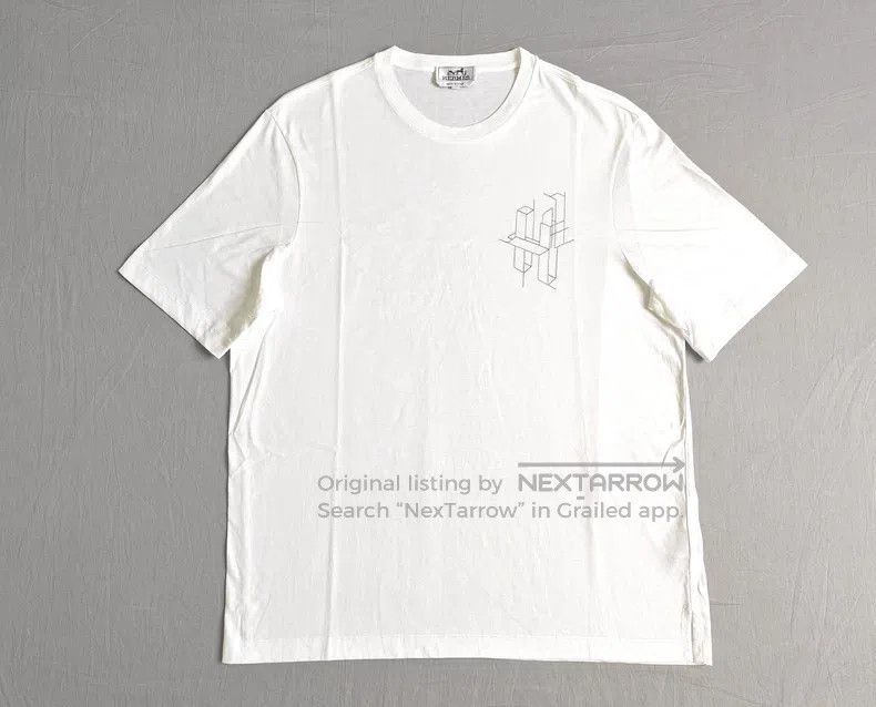 Hermes Hermes Short-sleeved t-shirt, 100% cotton Size US L / EU 52-54 / 3 - 1 Thumbnail