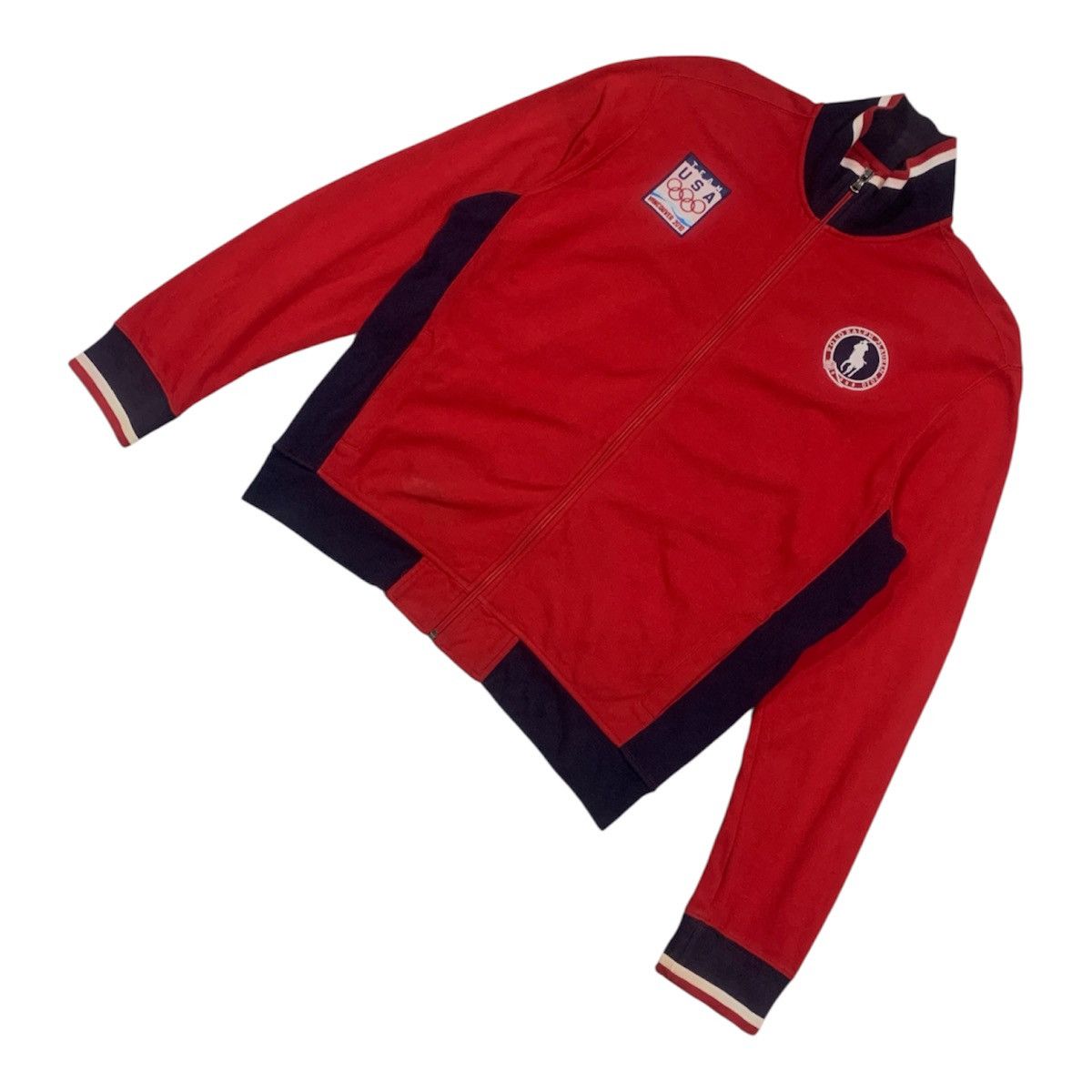 Polo Ralph Lauren Vtg Polo Ralph Lauren USA Olympic Team 2010 Tracktop Sweater Size US L / EU 52-54 / 3 - 4 Thumbnail