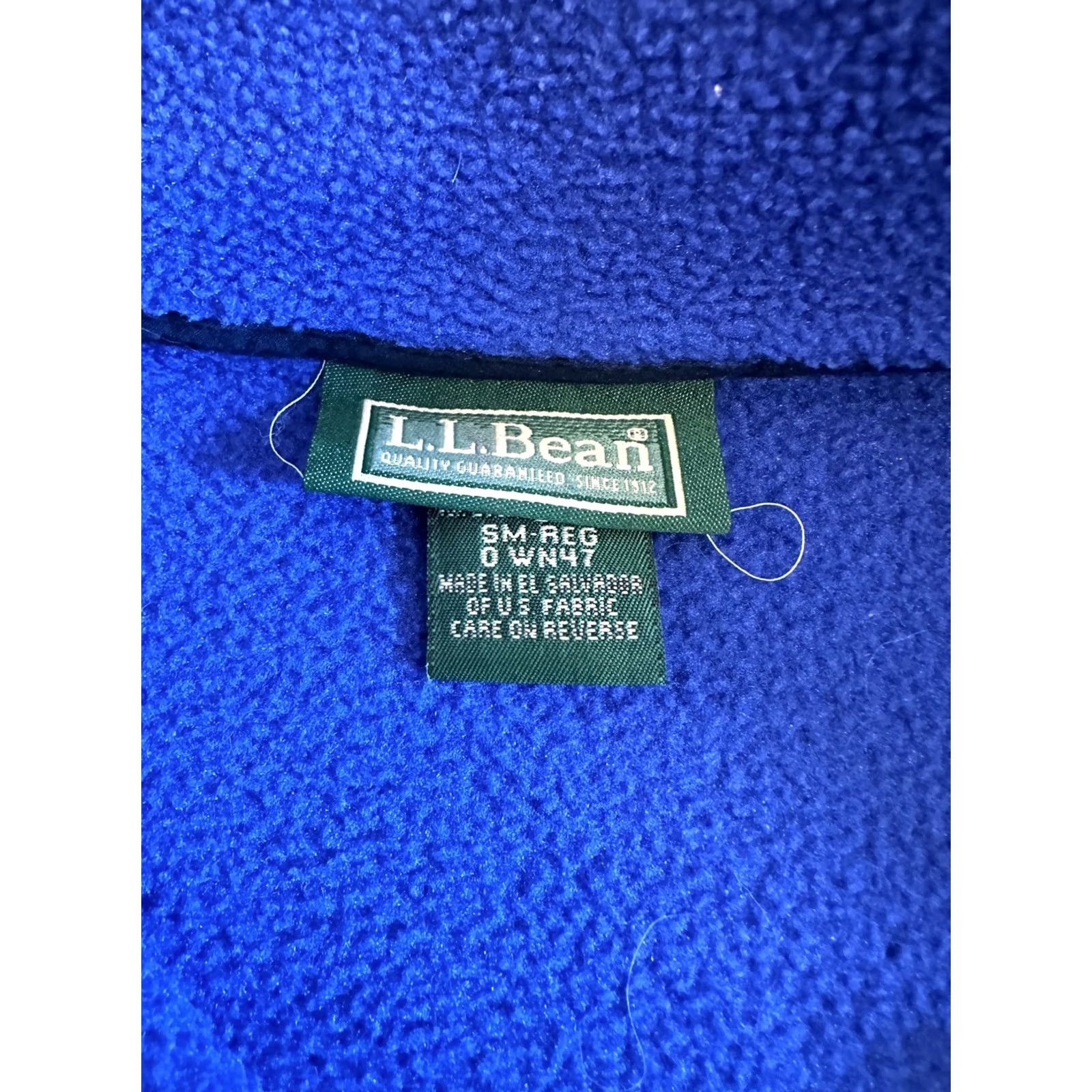 Vintage VINTAGE LL Bean 1/4 Button Fleece Jacket Women Medium Blue Jacket Womens M Blue LL Bean Fleece 1/4 Button Vintage Size M / US 6-8 / IT 42-44 - 3 Thumbnail