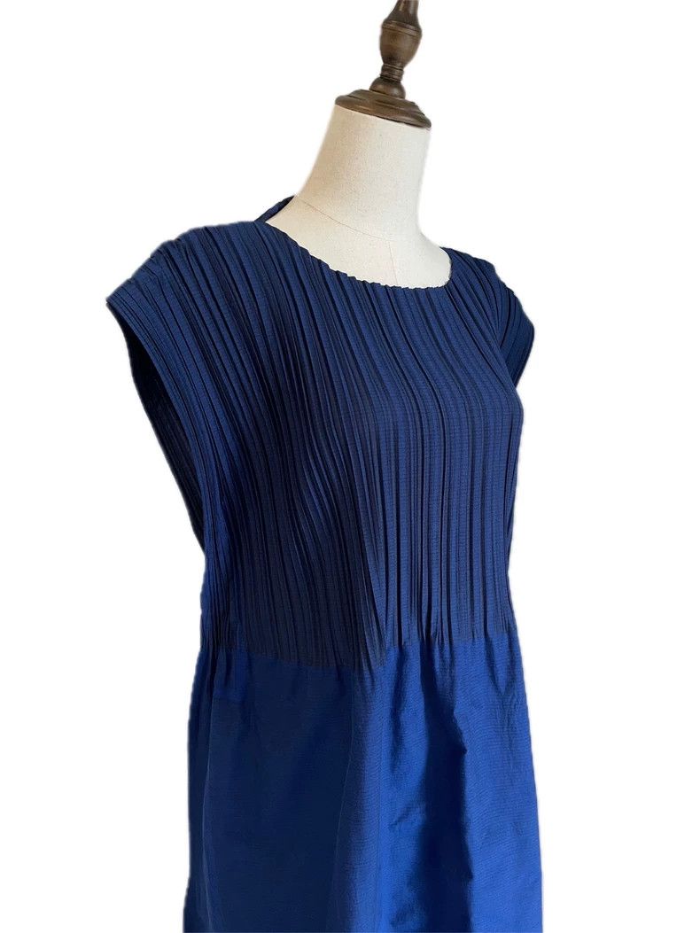 Other Issey Miyake size:2 A deep blue navy lapel mainline dress Size XS / US 0-2 / IT 36-38 - 6 Thumbnail
