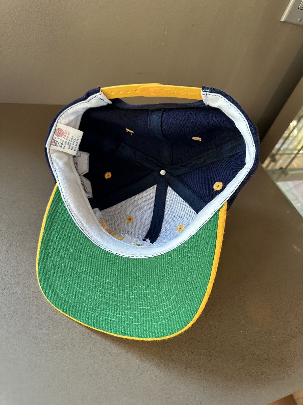 Vintage Vintage 90s University of Michigan Go Blue Snapback Hat Size ONE SIZE - 5 Thumbnail