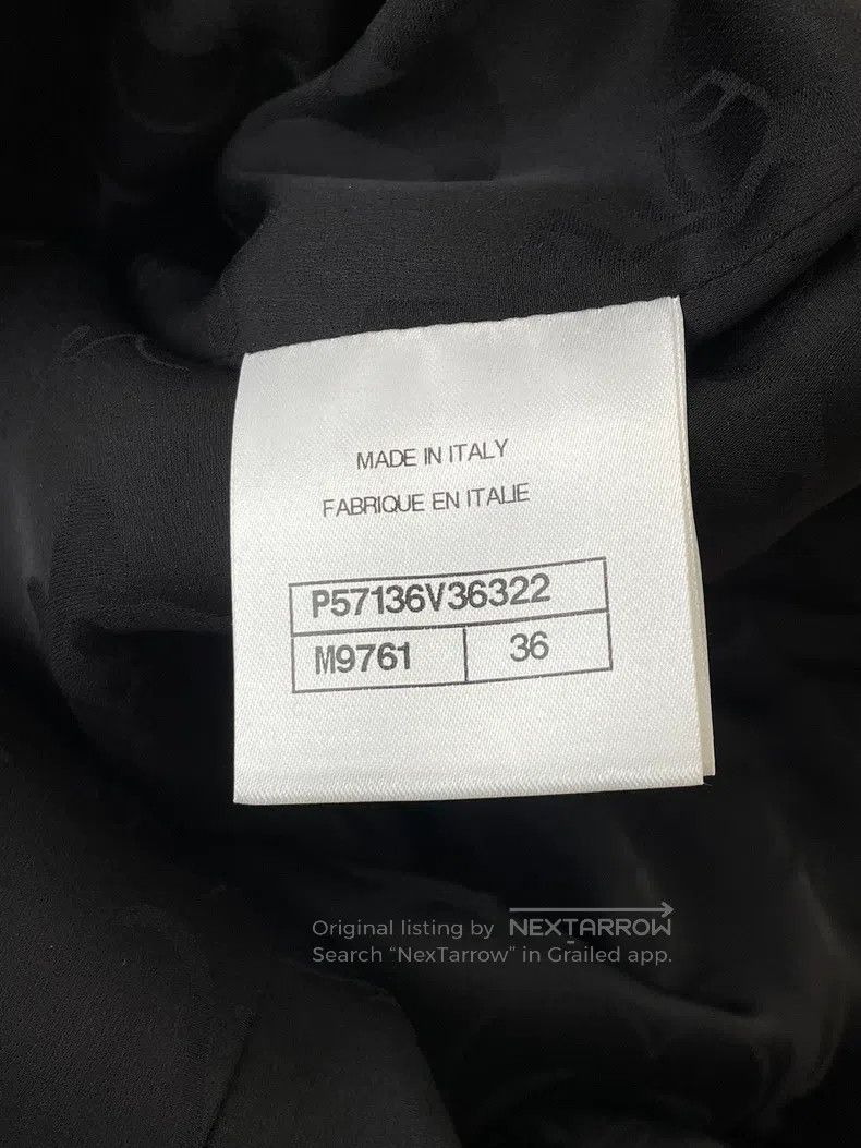 Chanel Chanel Si Forest Series Black and Silver Tweed Checkered C Size XS / US 0-2 / IT 36-38 - 7 Thumbnail