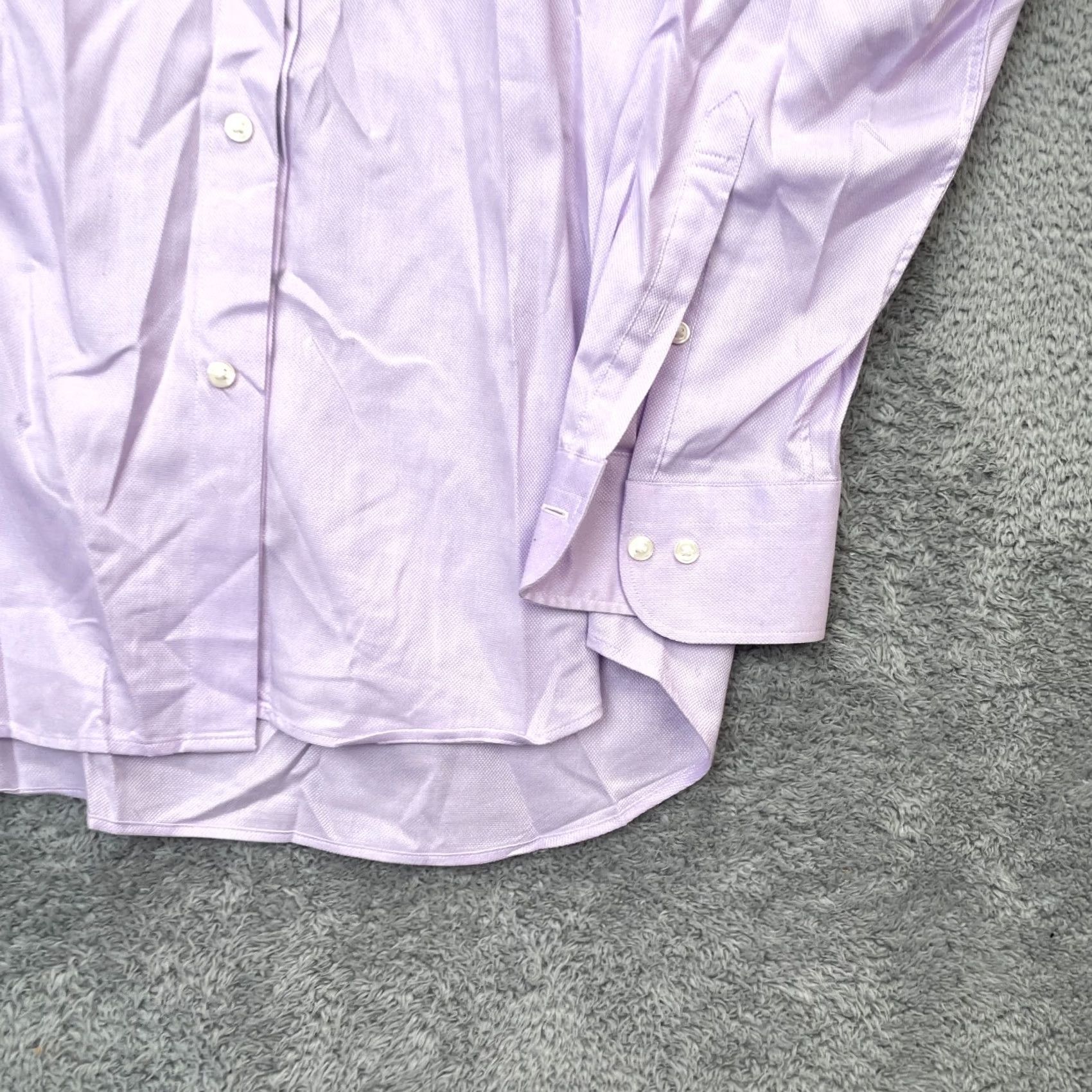 Uniqlo Uniqlo Shirt Mens Large Purple Easy Care Oxford Stretch Slim Fit Button Down Size US L / EU 52-54 / 3 - 5 Thumbnail